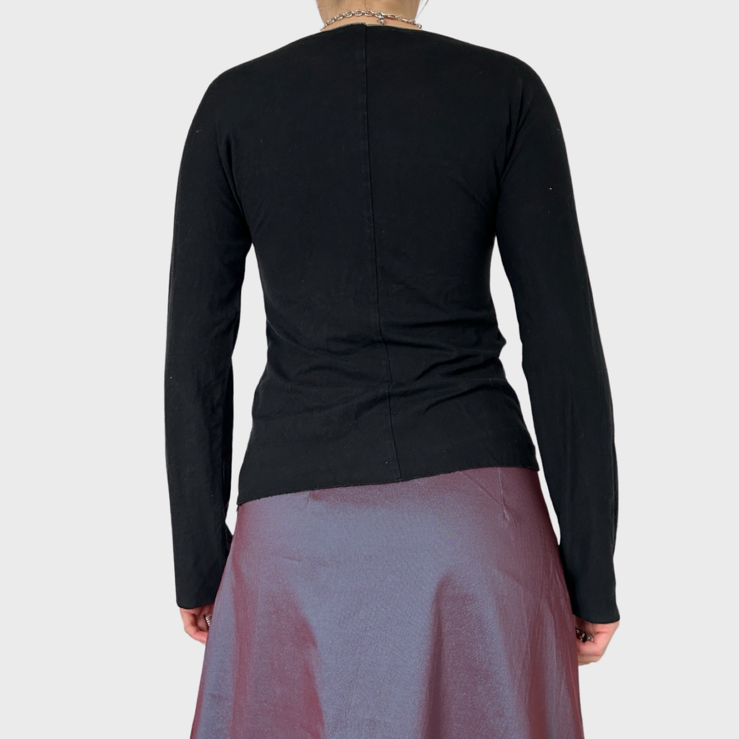 Cop Copine double zip long sleeve top