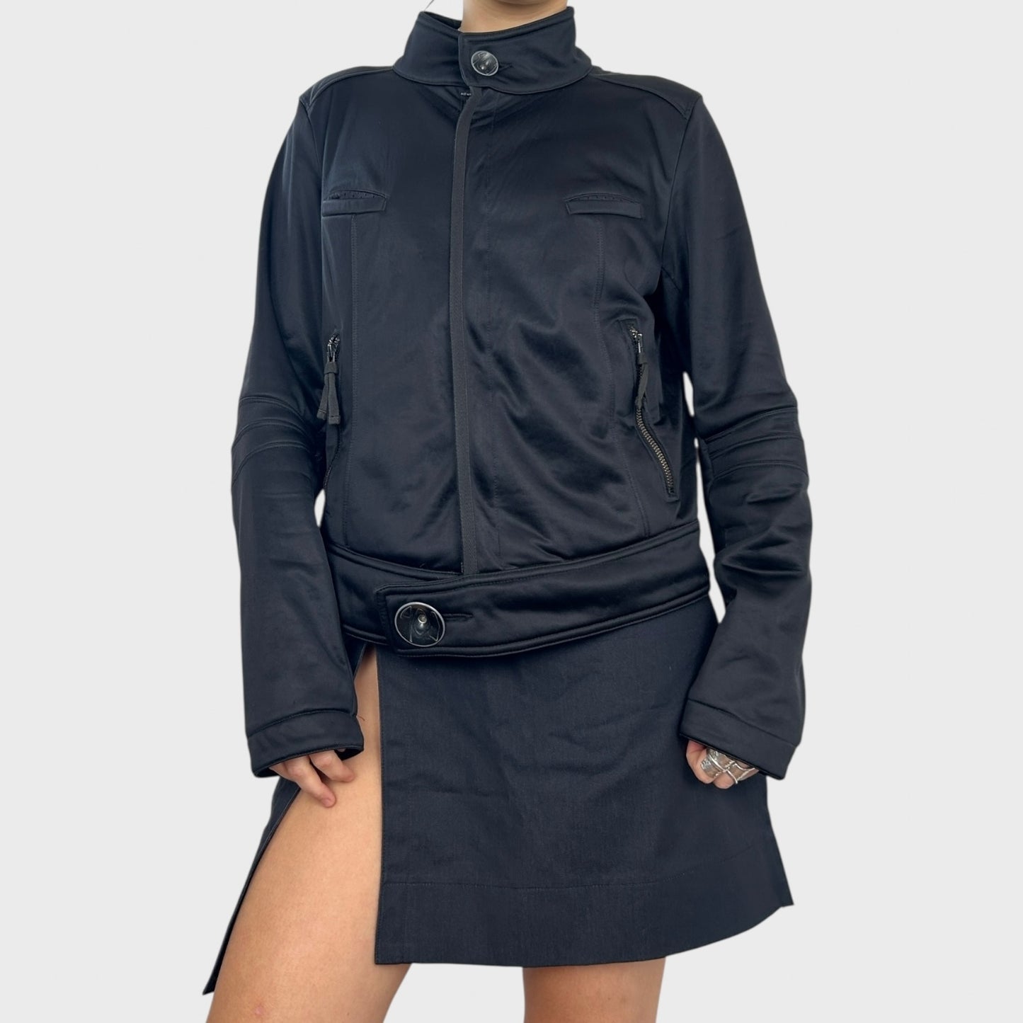Cop Copine Black Bomber Jacket - M/L