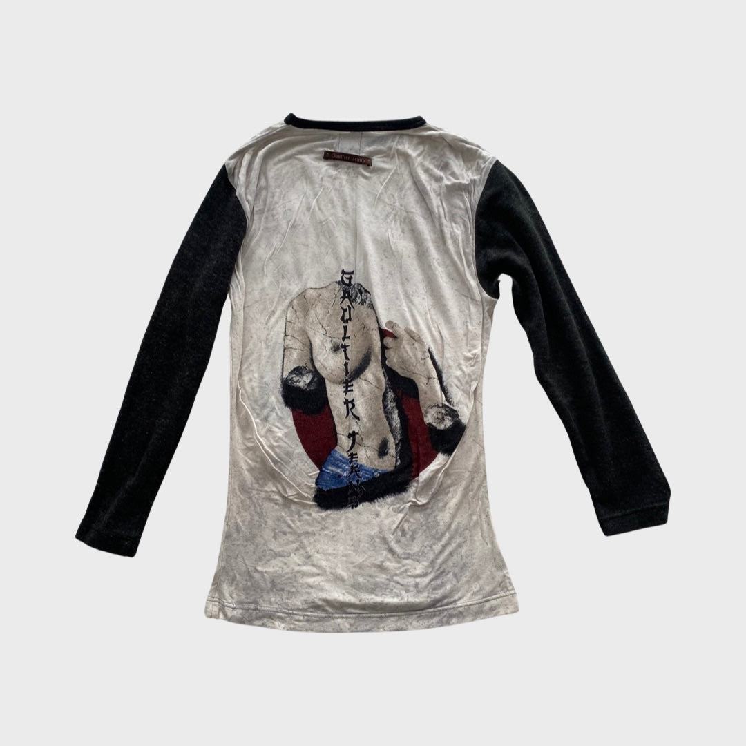 Jean Paul Gaultier vintage 90s Venus de milo longsleeve top