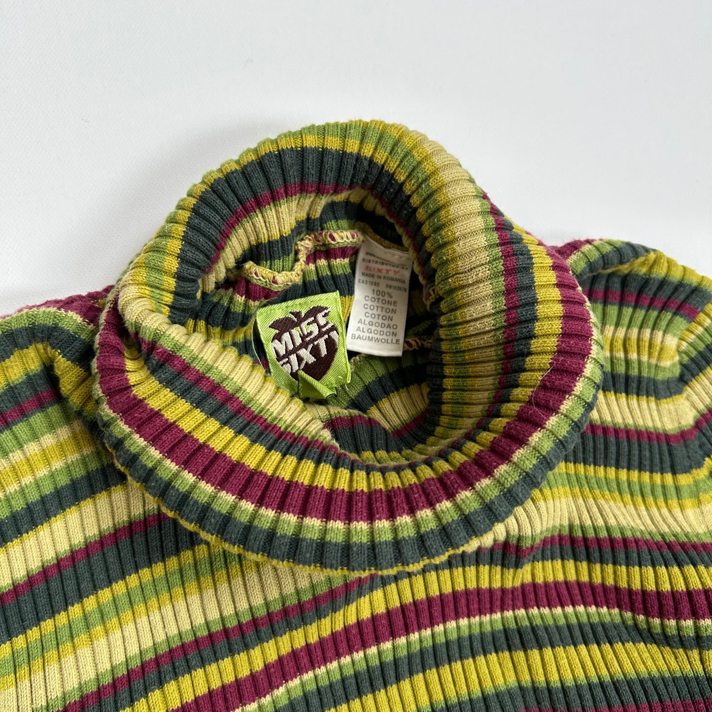 Vintage Miss Sixty Striped Long Sleeve Jumper
