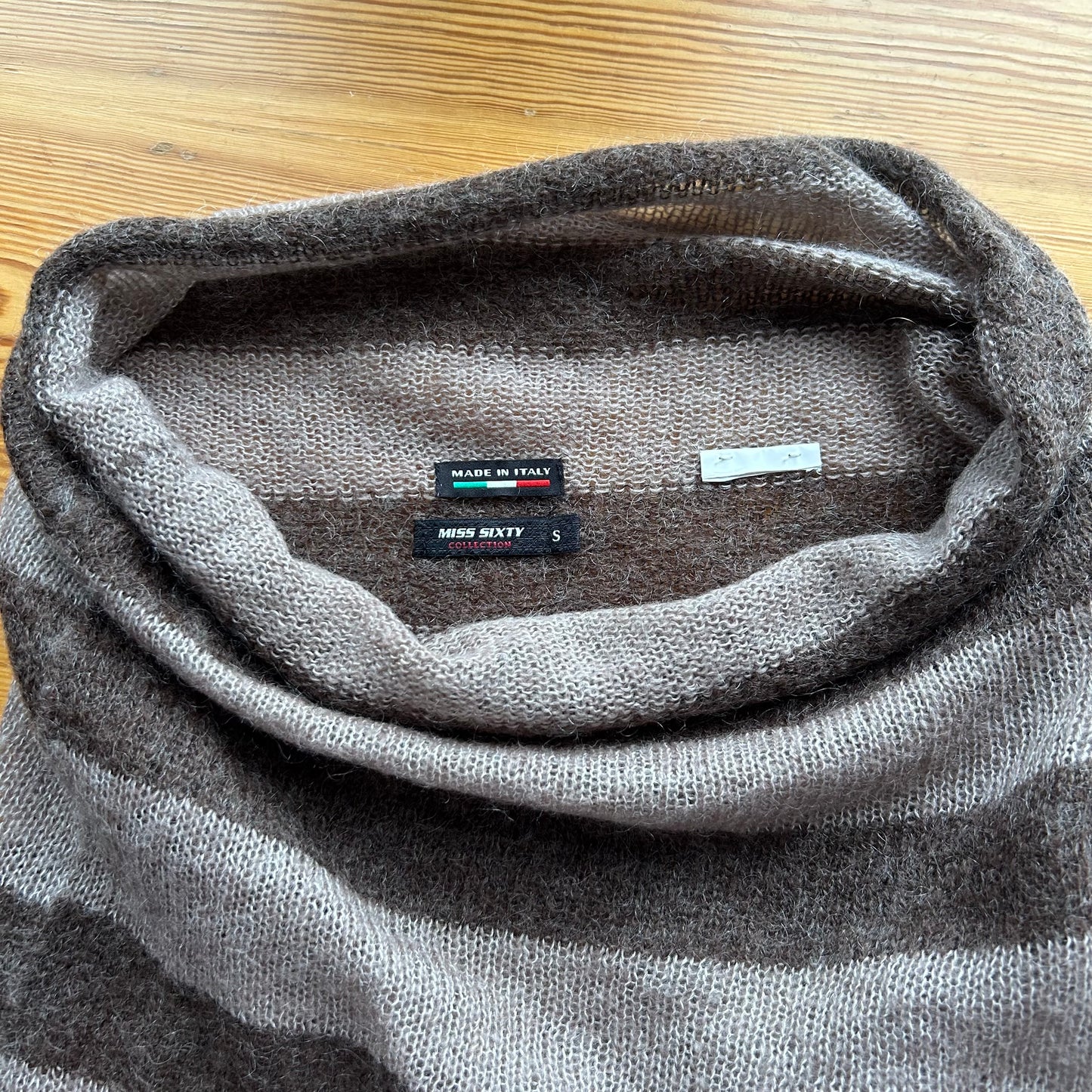 Miss Sixty Striped Slouchy Jumper - S