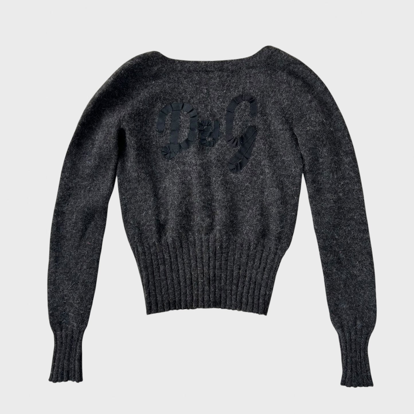 Dolce & Gabbana Brown Button Cardigan