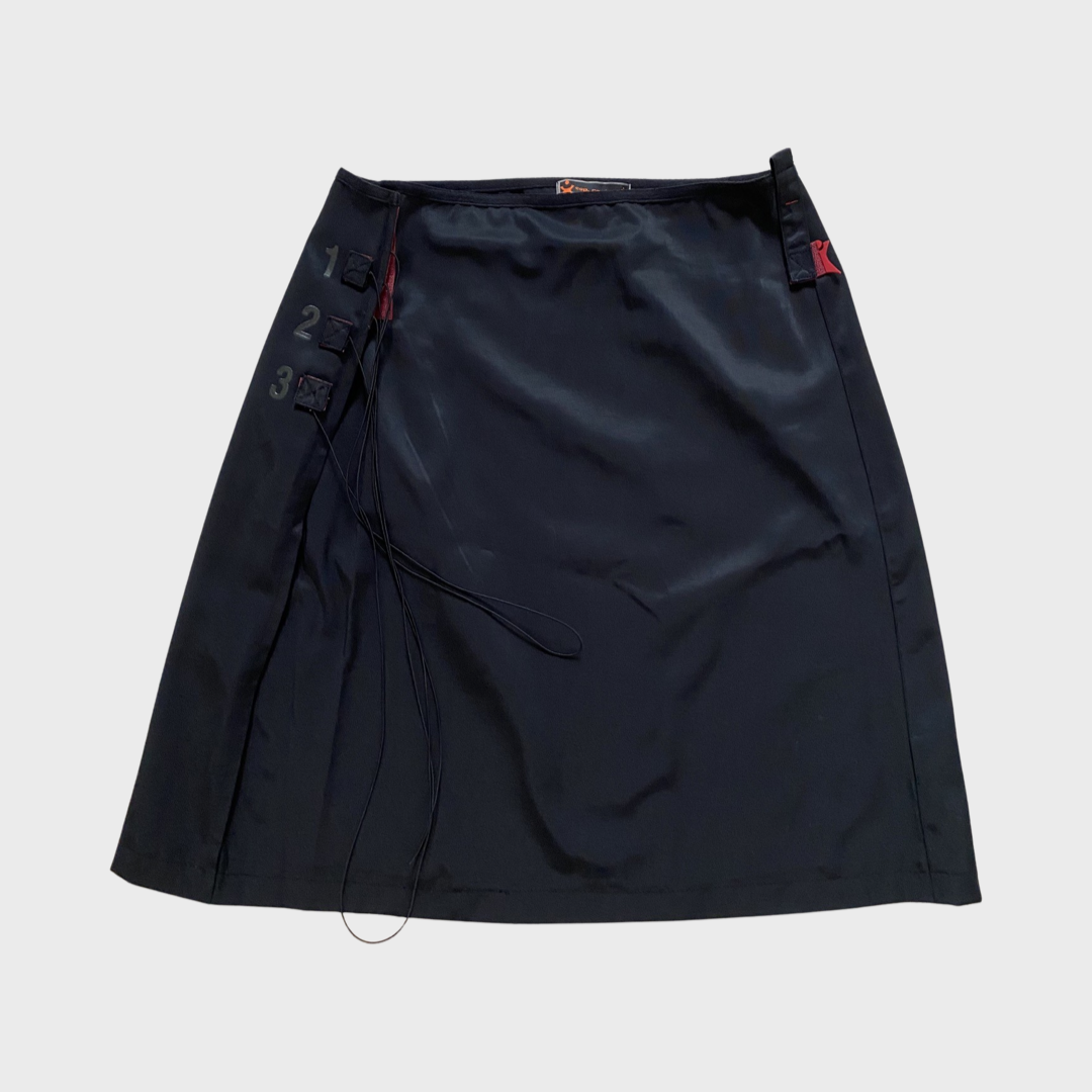 Cop Copine black midi skirt