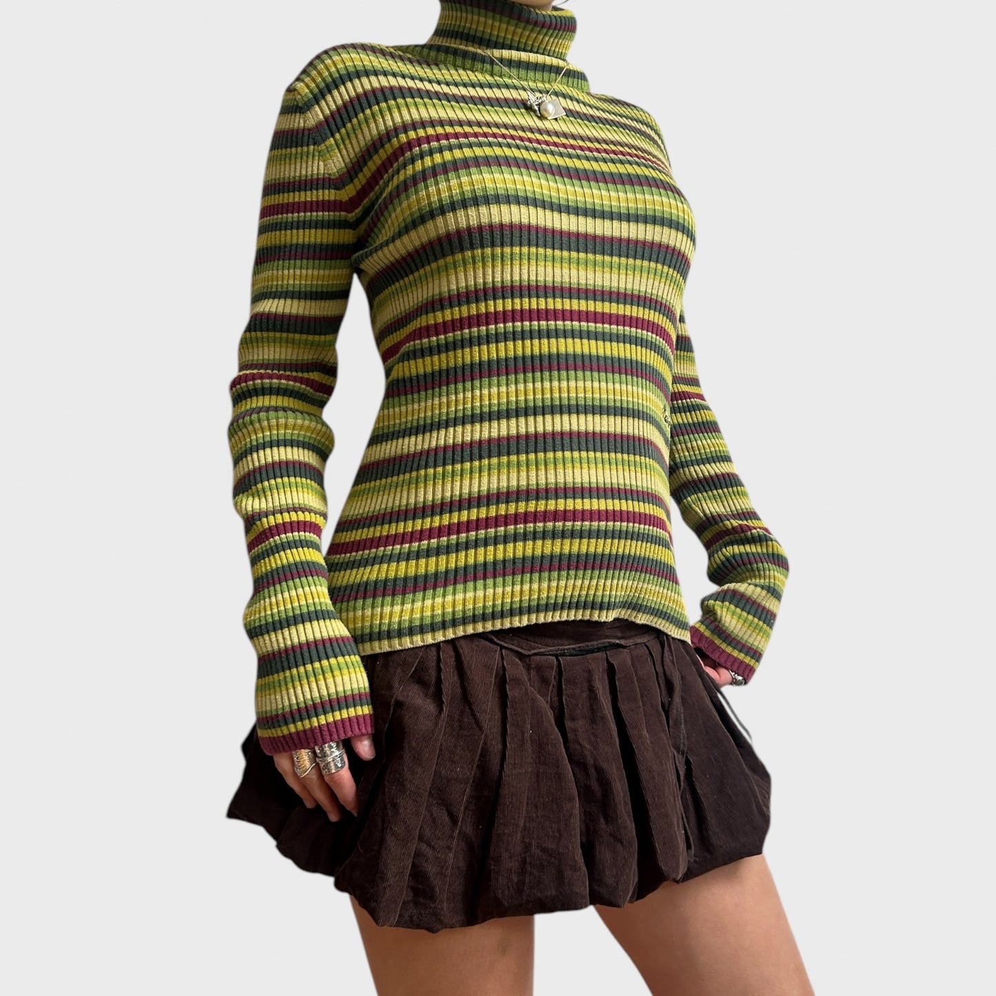 Vintage Miss Sixty Striped Long Sleeve Jumper