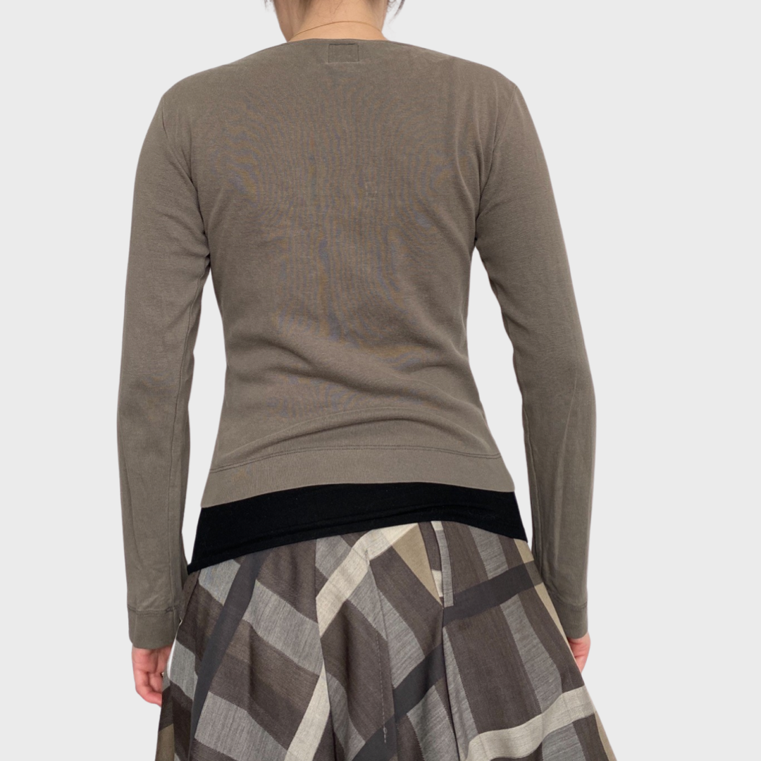 Miss Sixty graphic face motif top