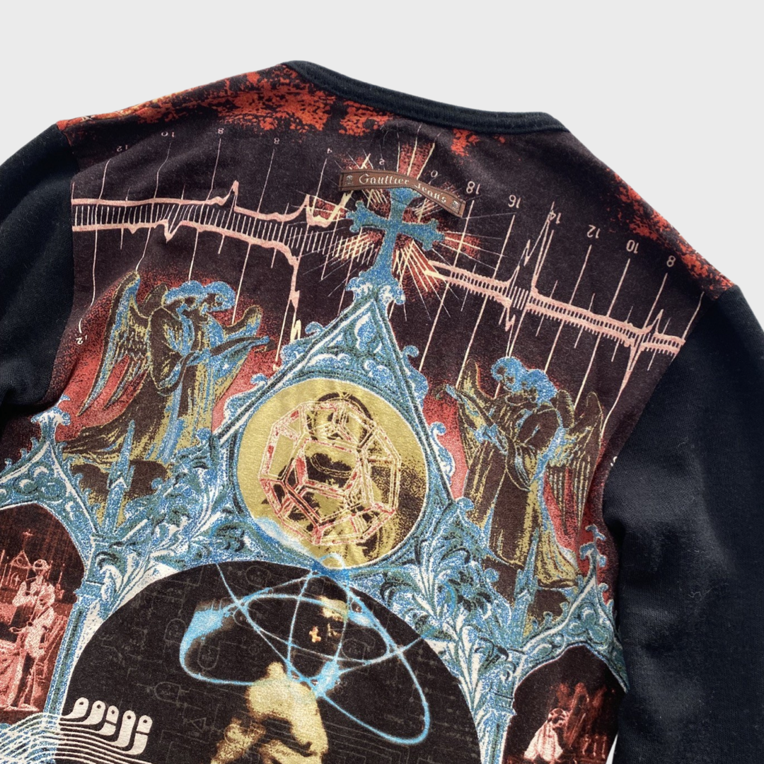 Jean Paul Gaultier vintage 90s/early 2000s novelty collage top