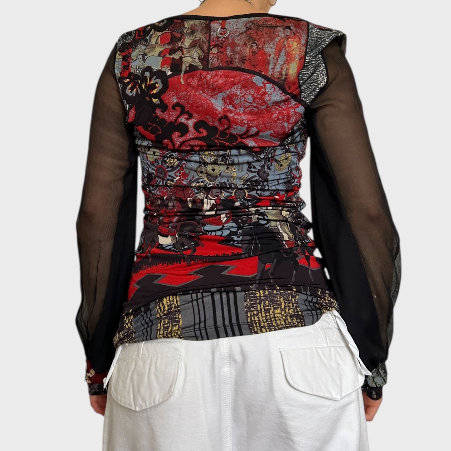 Save the Queen Graphic Top - Size S-L