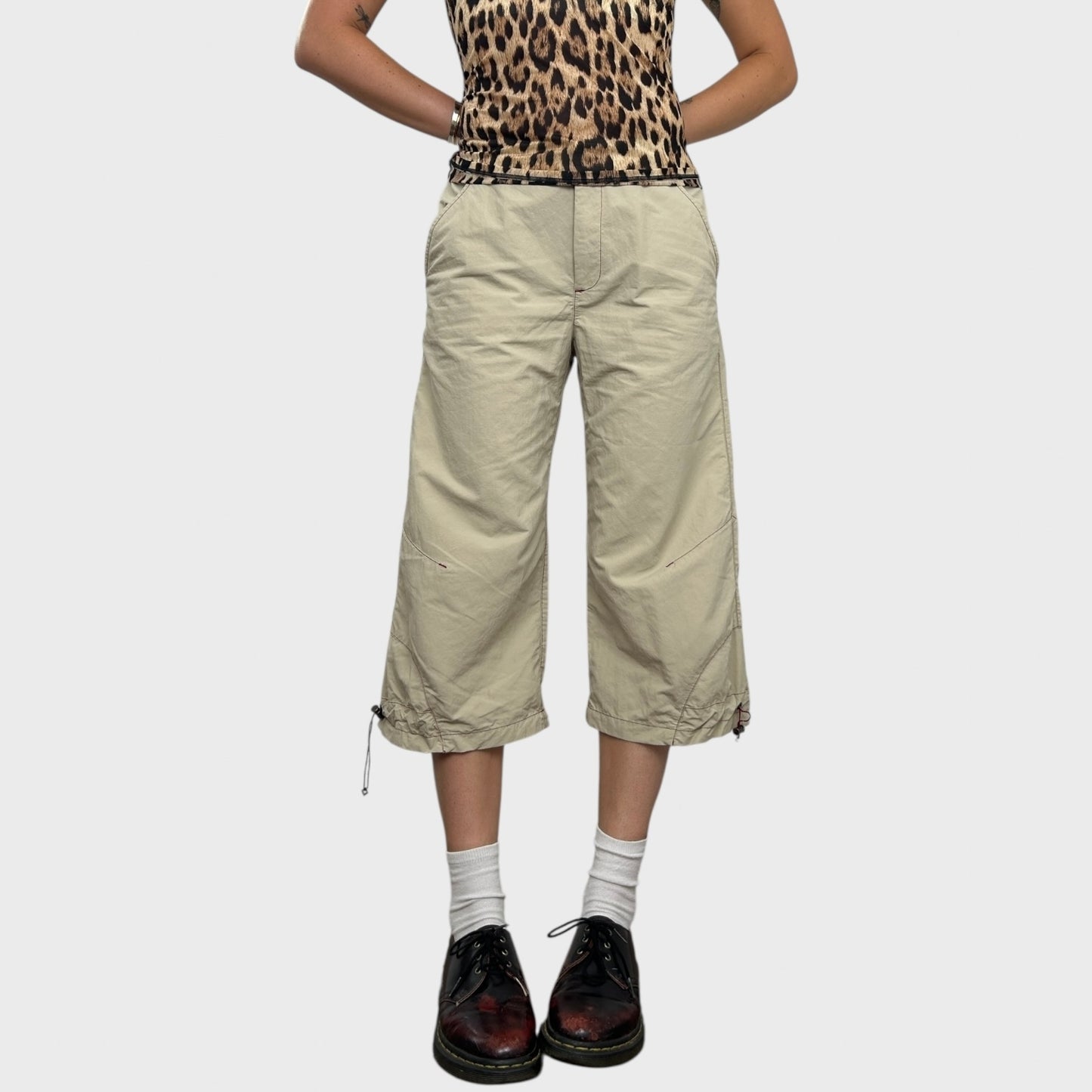 Cop Copine Baggy Capri Trousers - XS/S