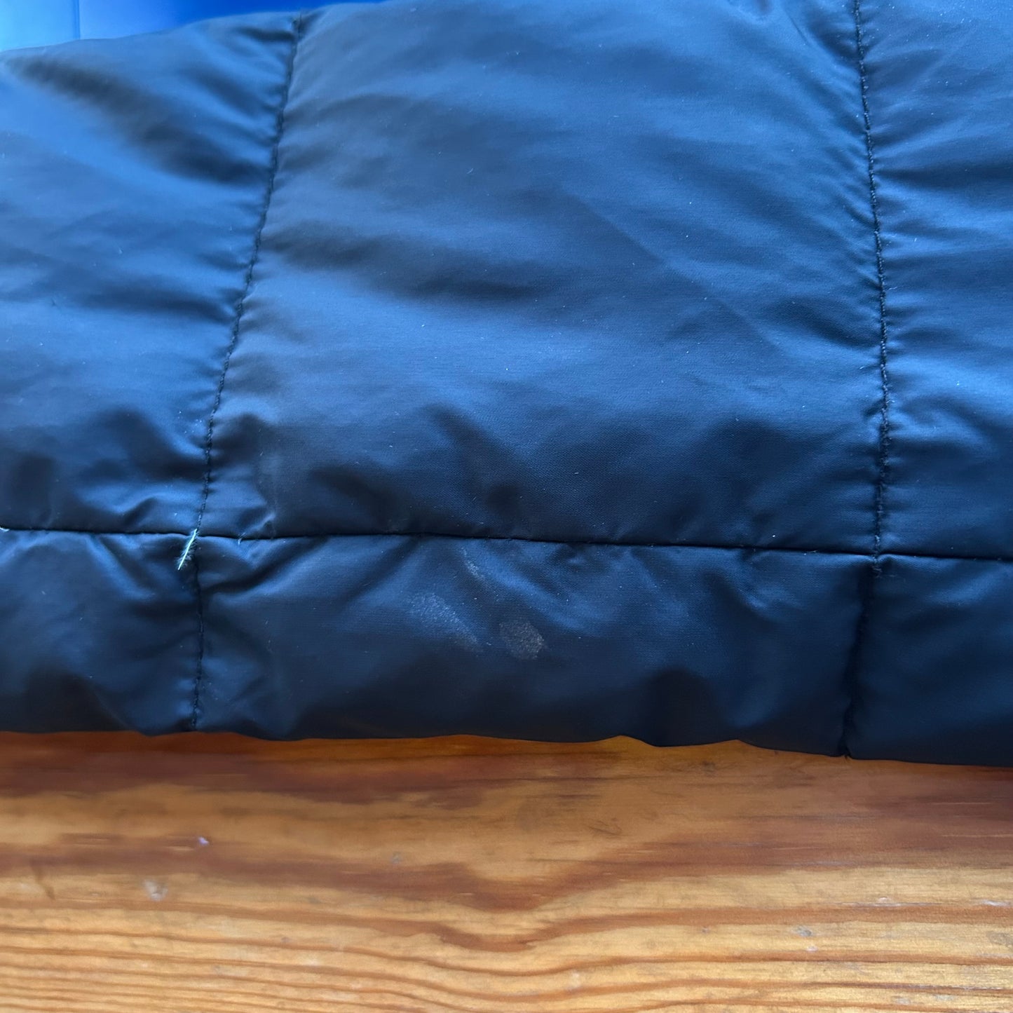 Miss Sixty Black Puffer Jacket with Asymmetric Zip - M