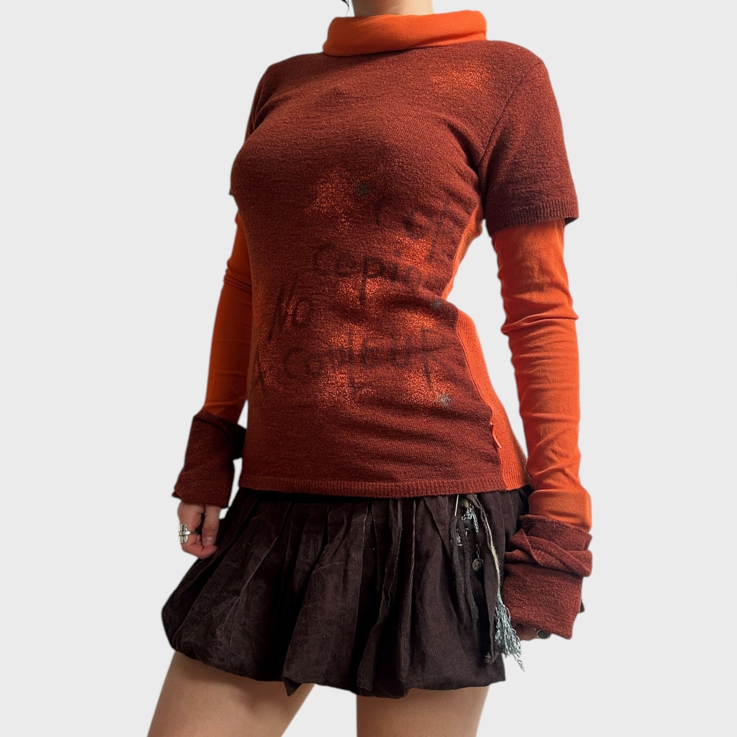 Cop Copine Bi-Material Long Sleeve