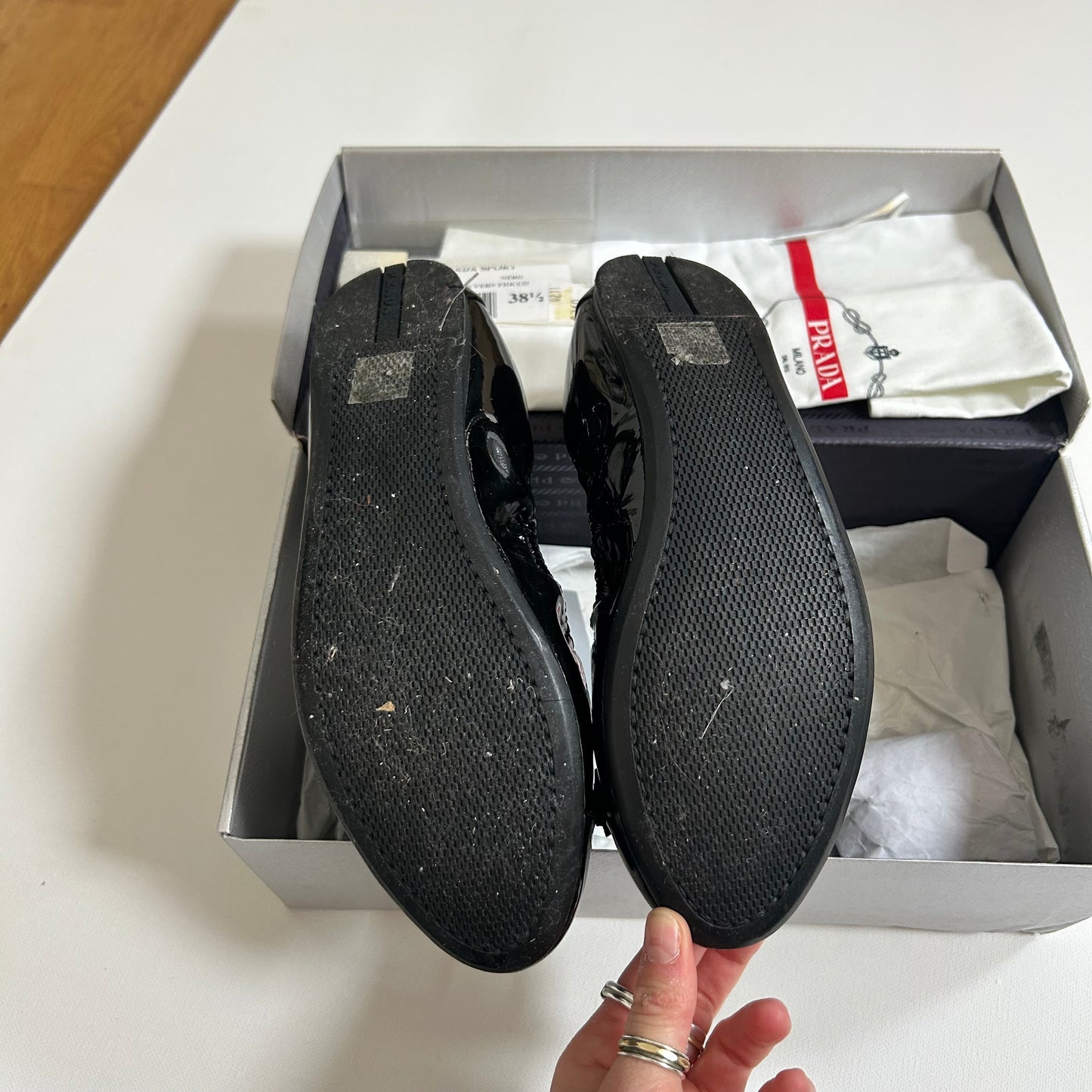Vintage Prada Sport Ballet Flats