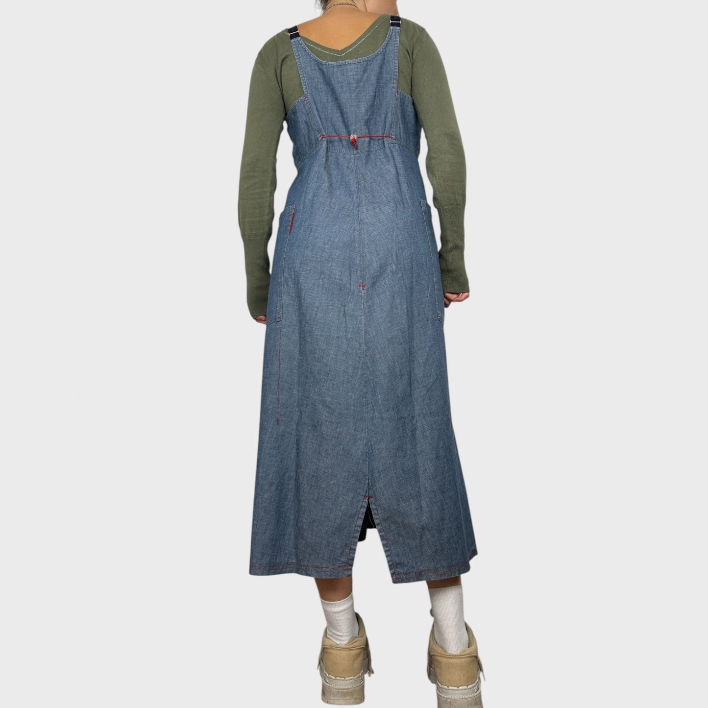 Cop Copine Denim Midi Dress - M/L