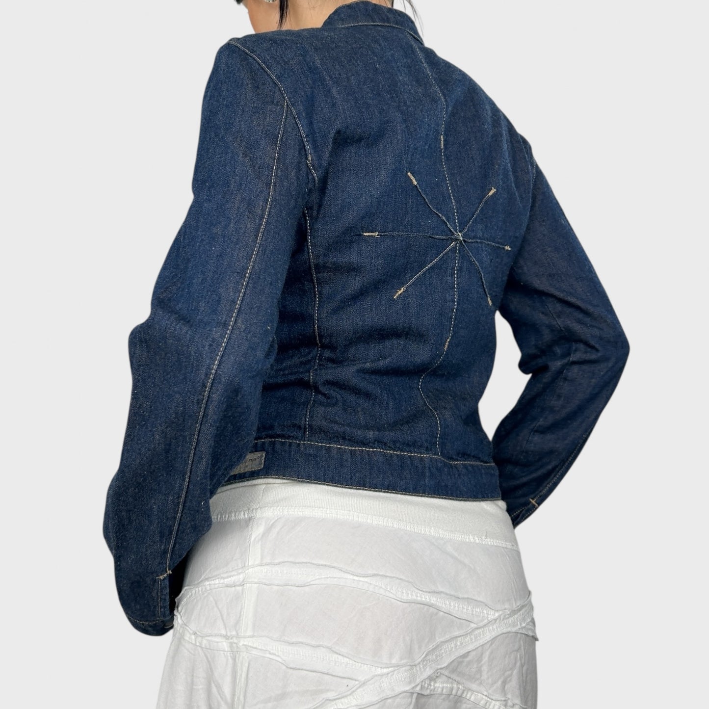 Cop Copine Denim Zip-Up Jacket - S