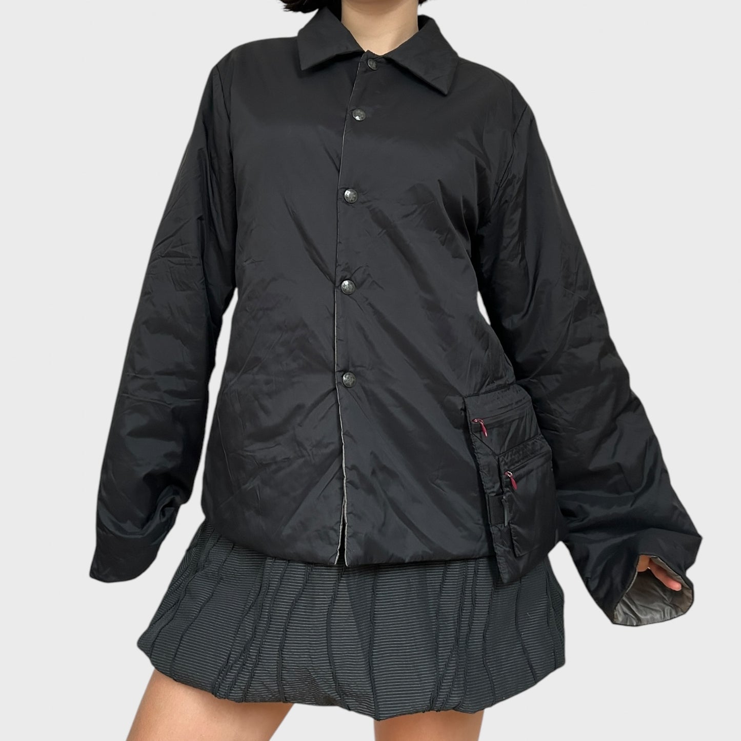 Vintage Cop Copine Button-Up Lightweight Jacket