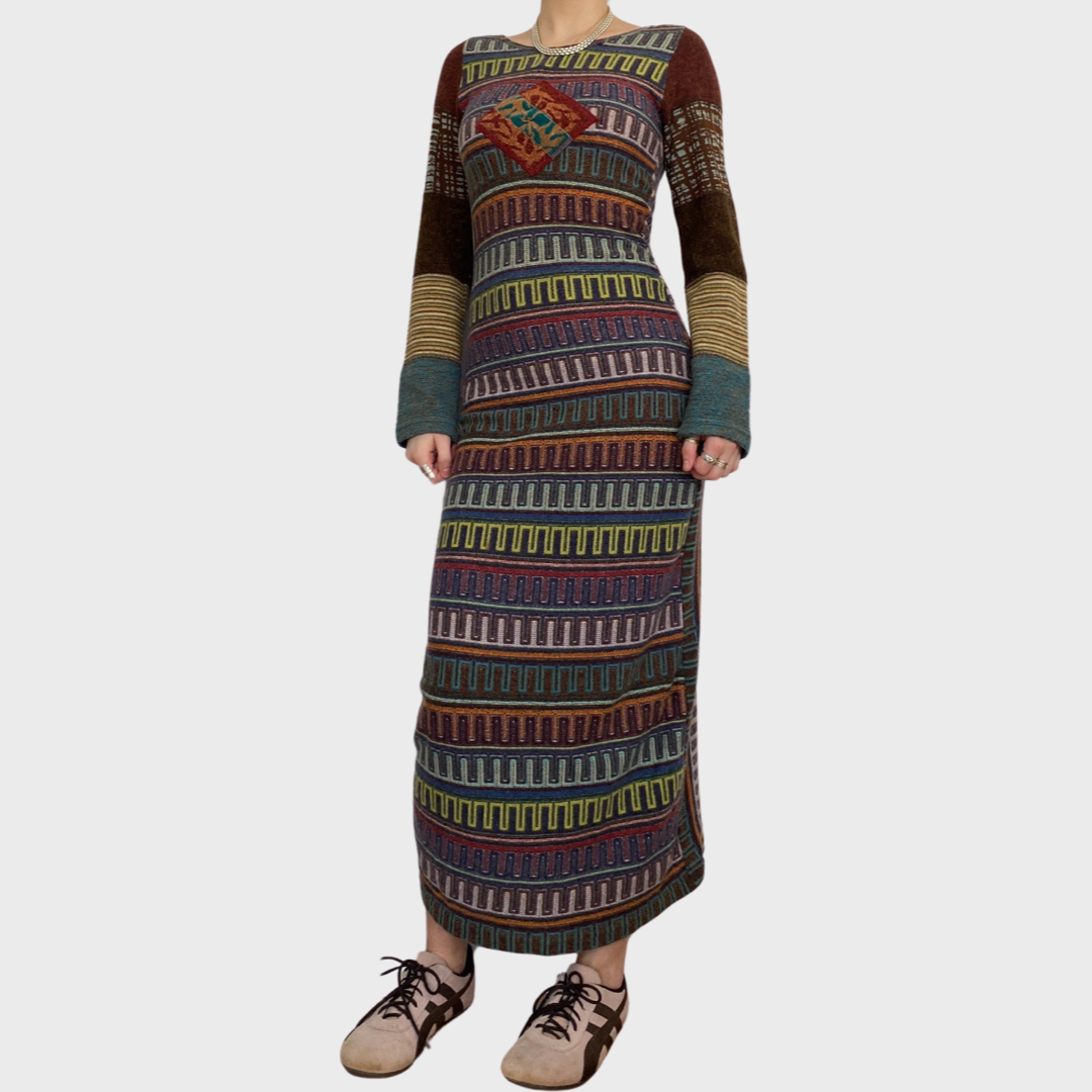 Extremely rare Save the Queen knit maxi dress