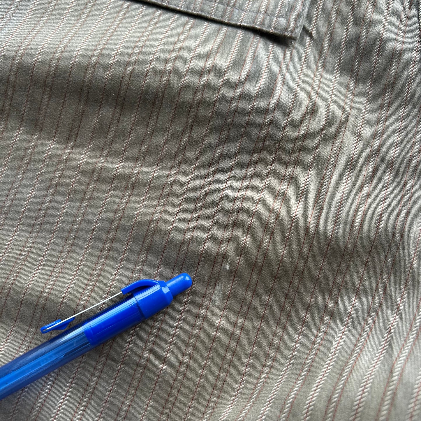 Cop Copine Brown Pinstripe Flared Trousers - S
