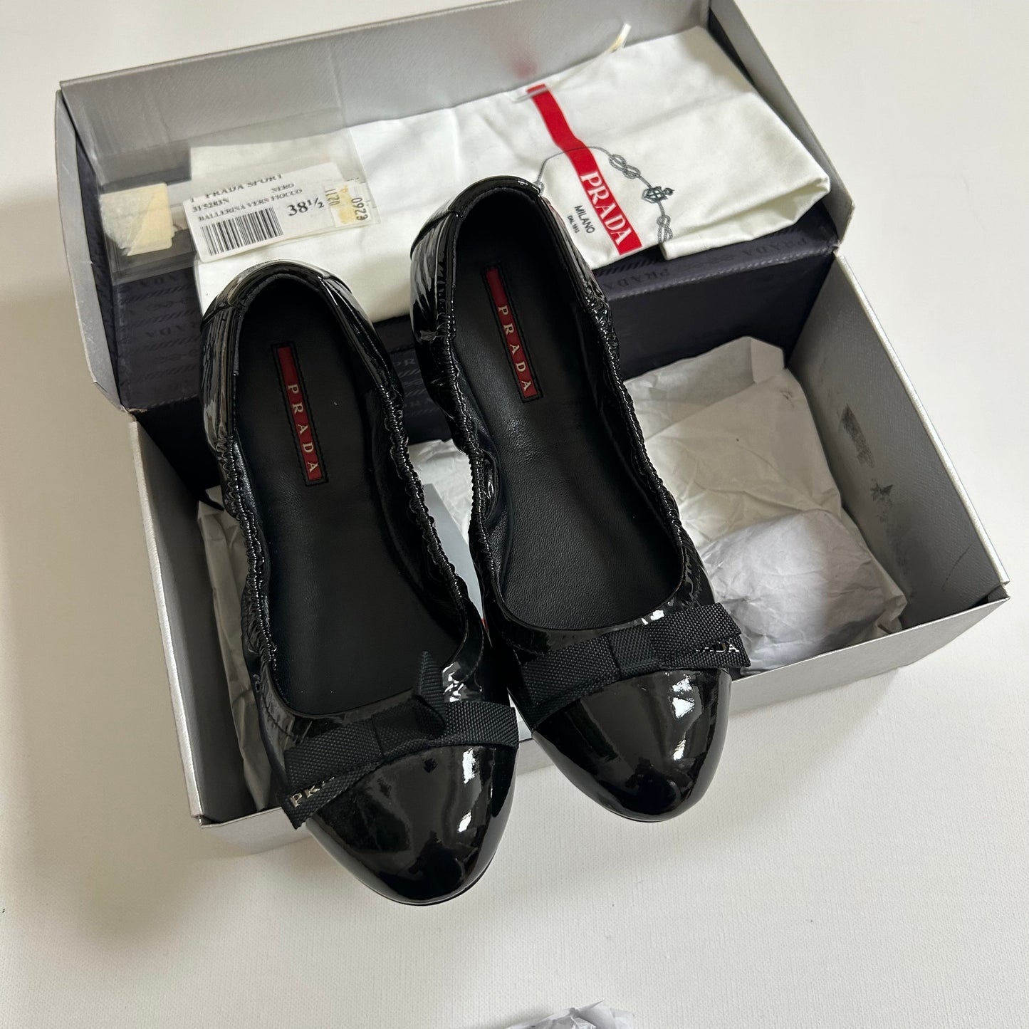 Vintage Prada Sport Ballet Flats