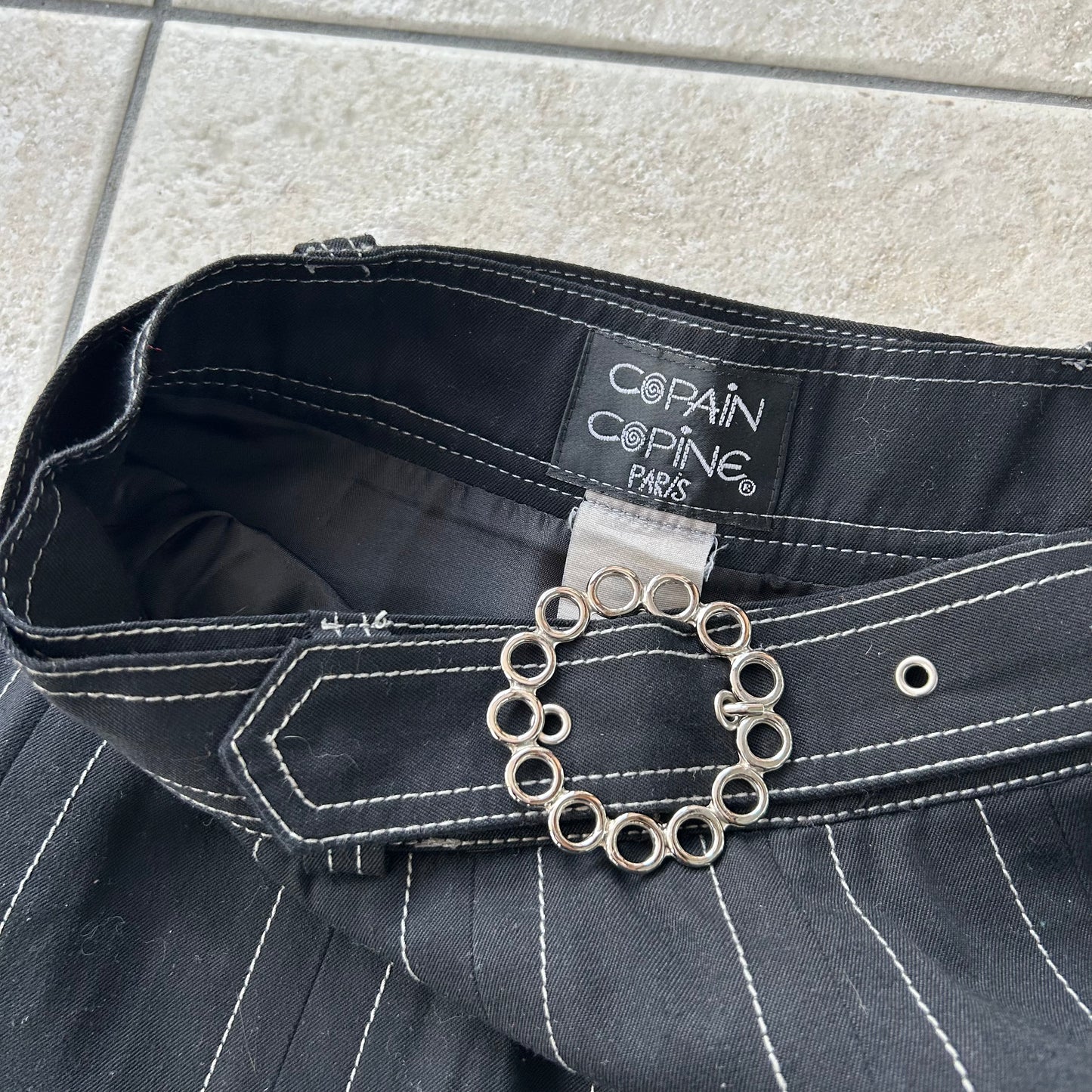 Vintage Cop Copine Pleated Skirt