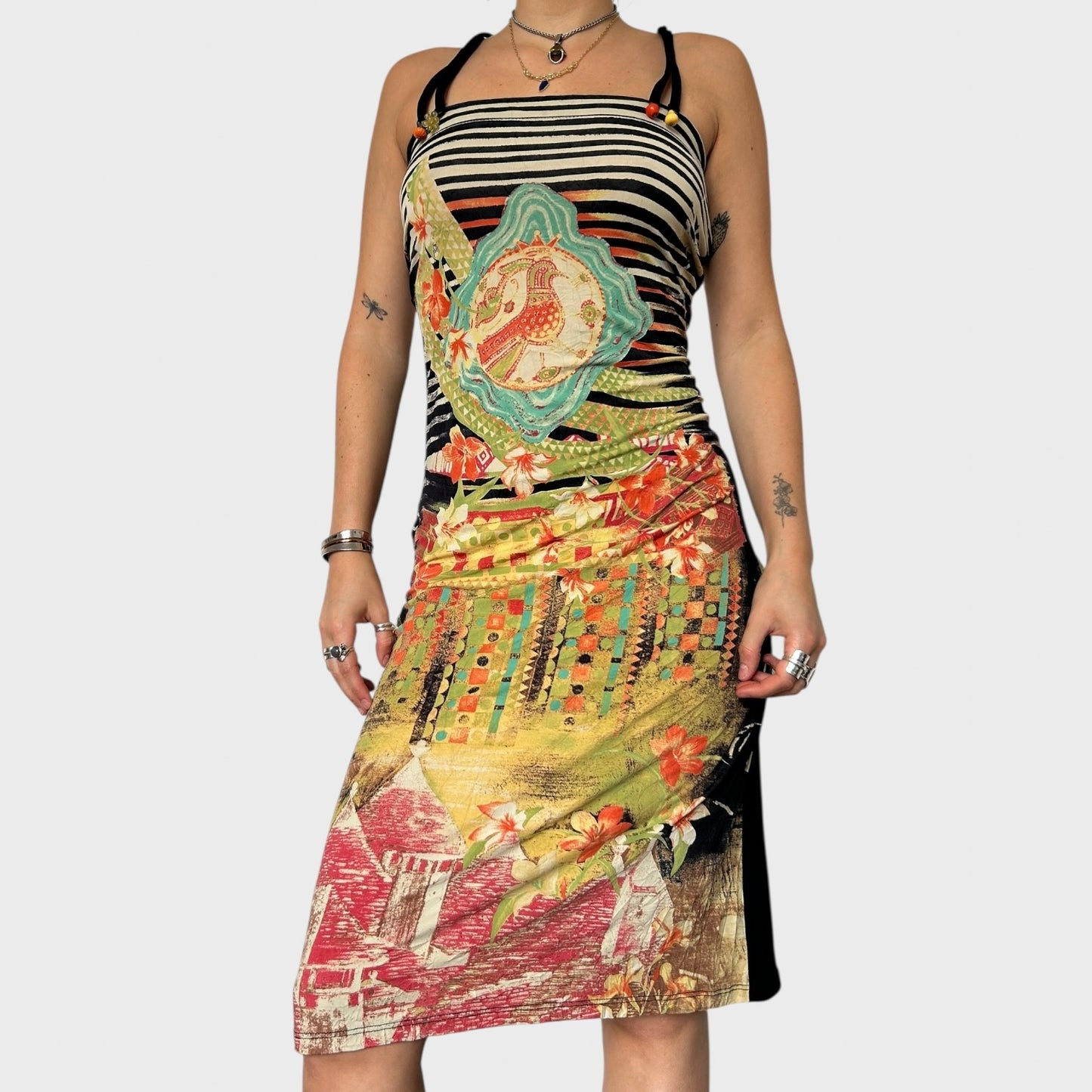 Save the Queen Backless Midi Dress - Size M
