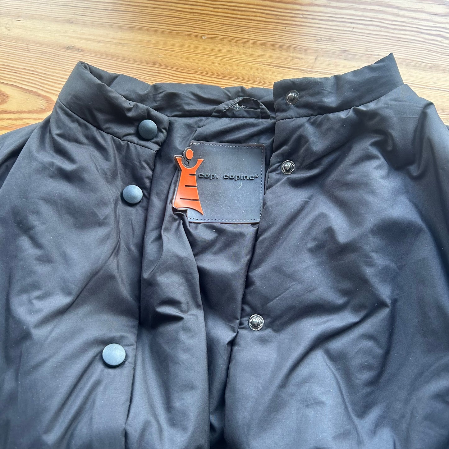 Cop Copine Puffer Jacket with Bag/Scarf Attachment - S/M