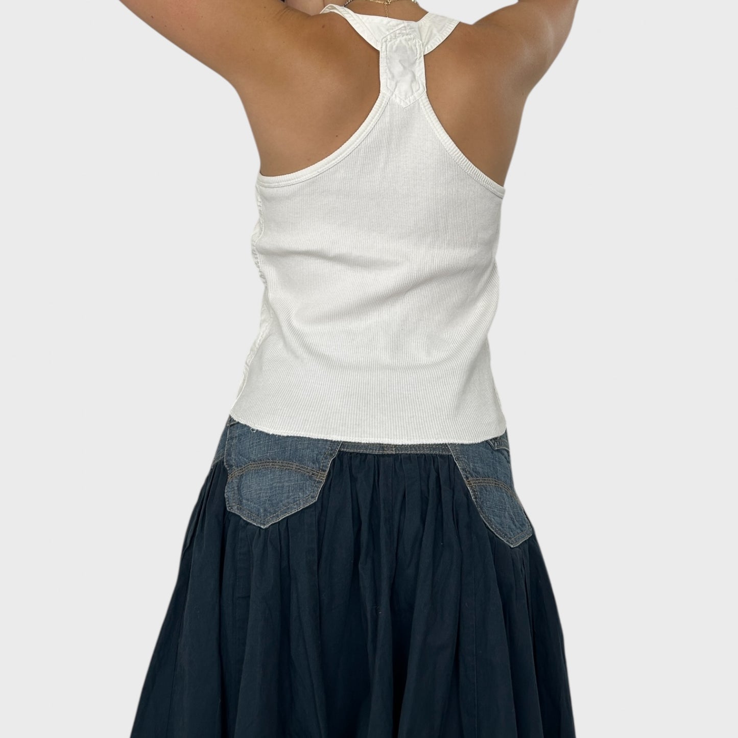 Vintage IKKS Graphic Ribbed Tank - Size M