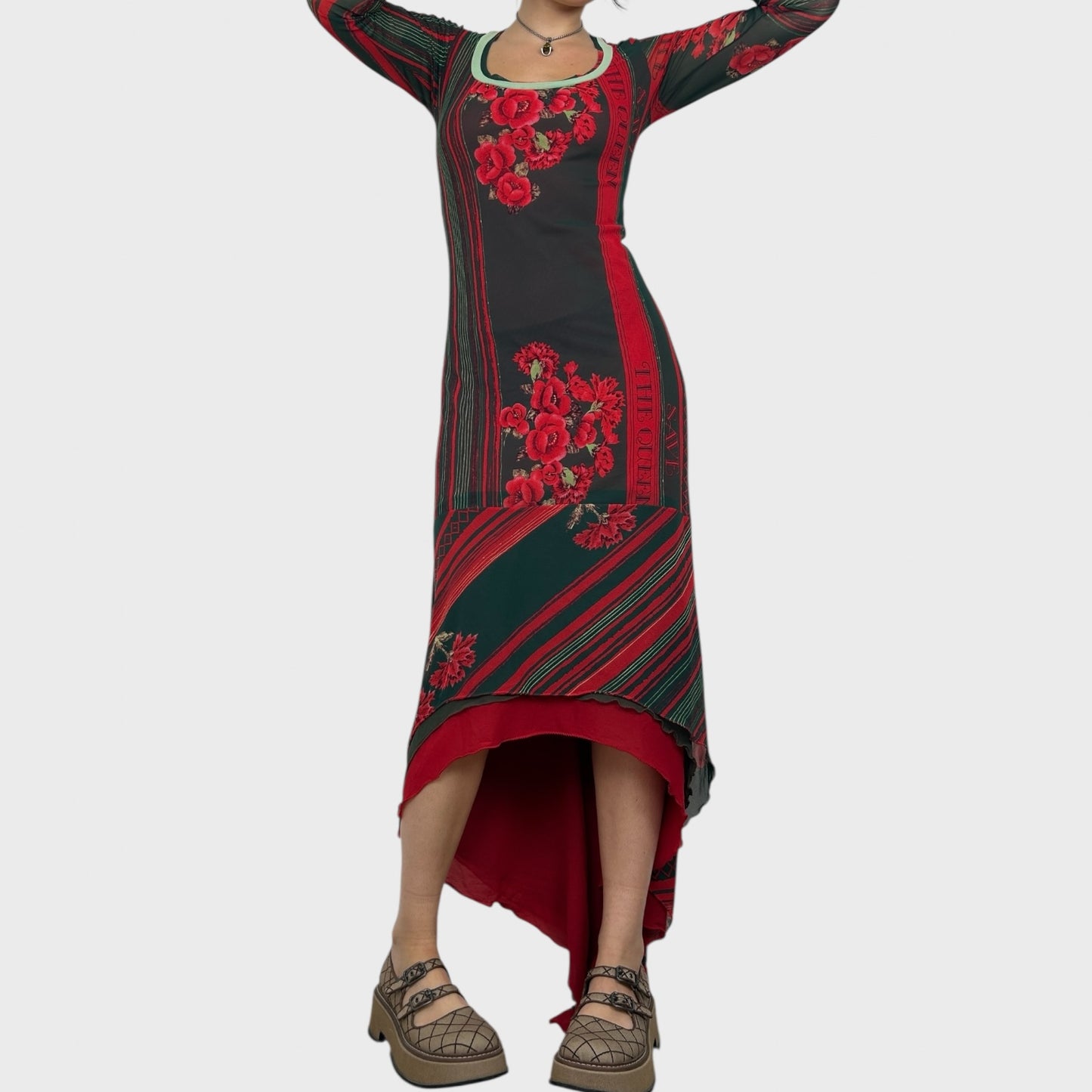 Save the Queen Rare Vintage Floral Maxi Dress - S/M