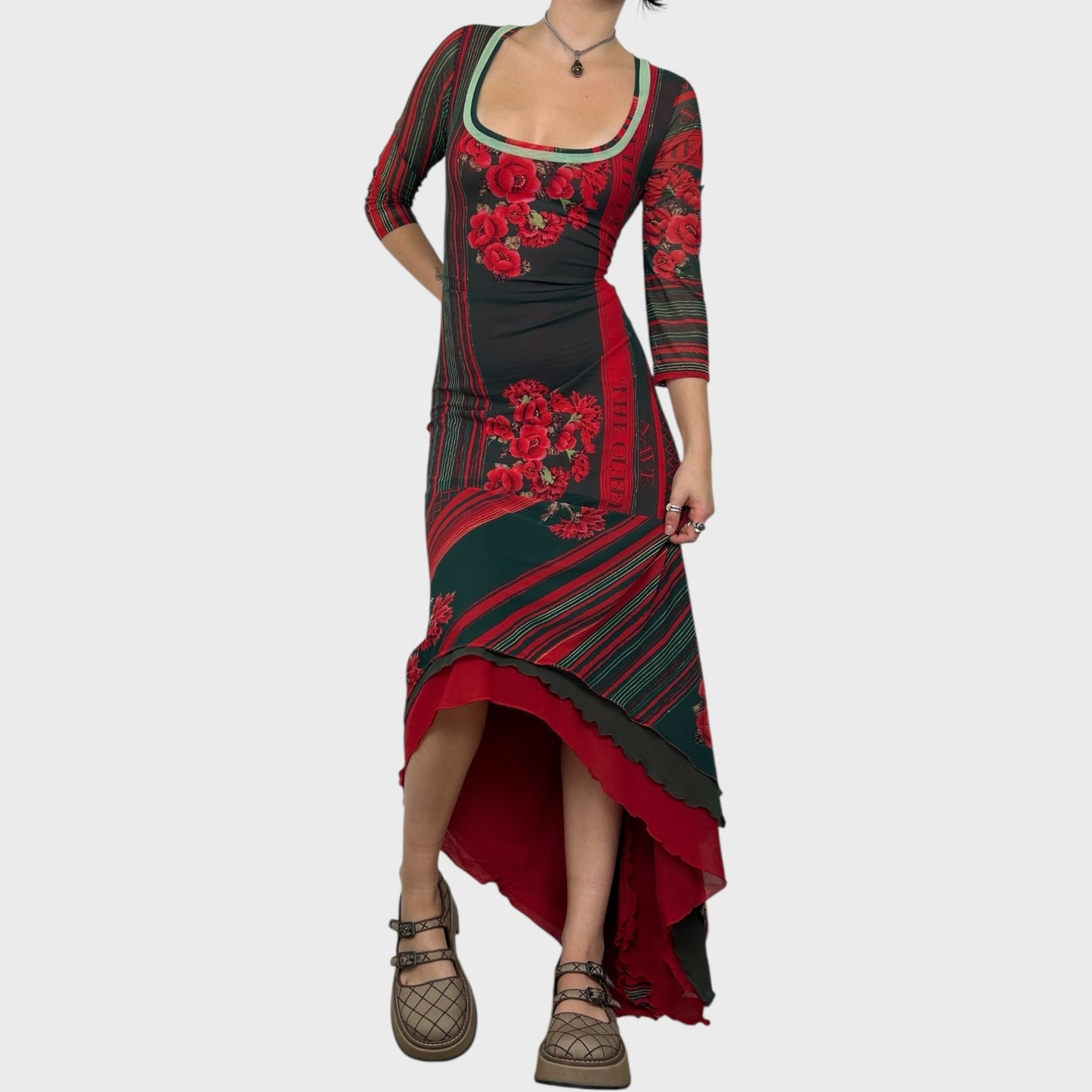 Save the Queen Rare Vintage Floral Maxi Dress - S/M
