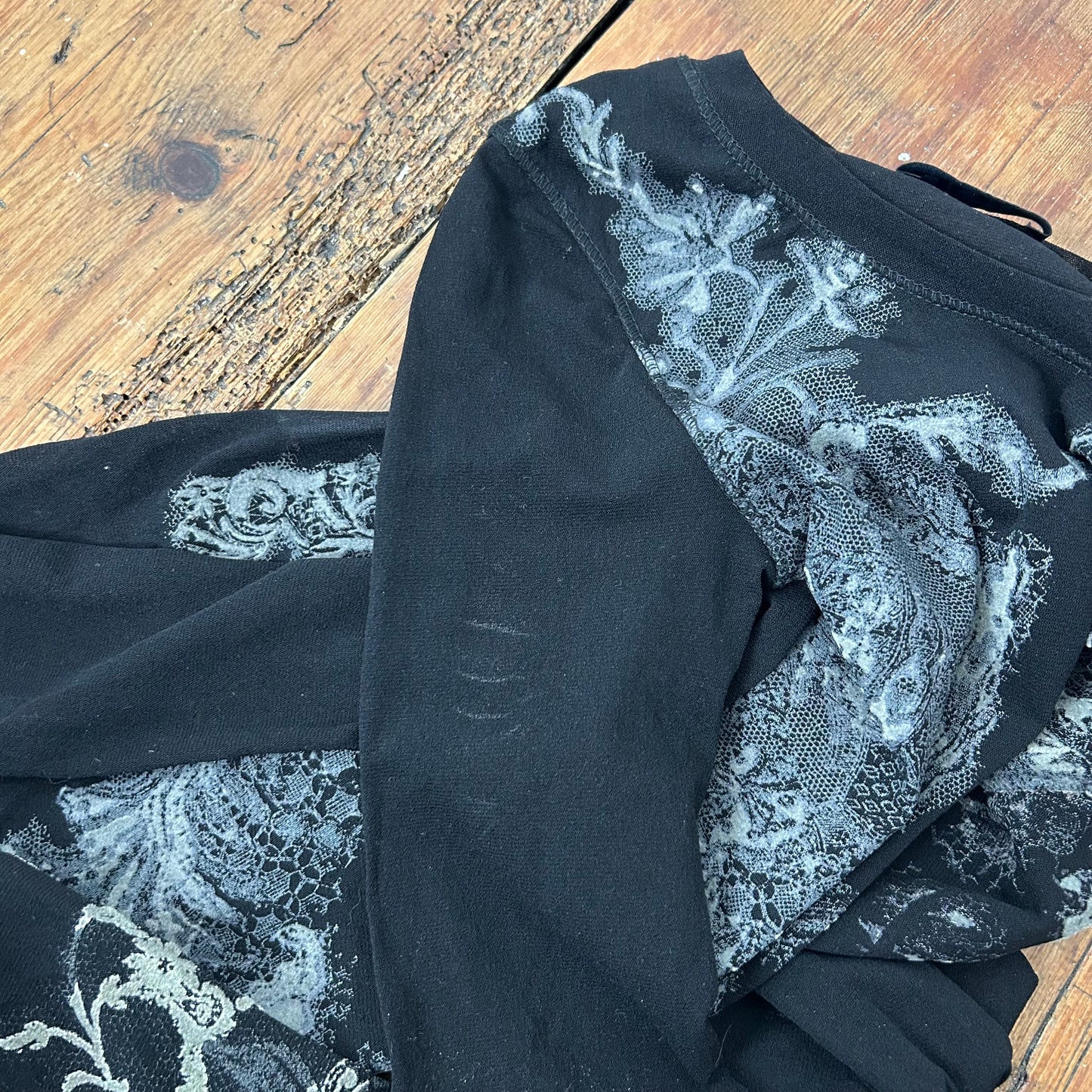 Vintage IKKS Grunge Mesh Top - XS/S