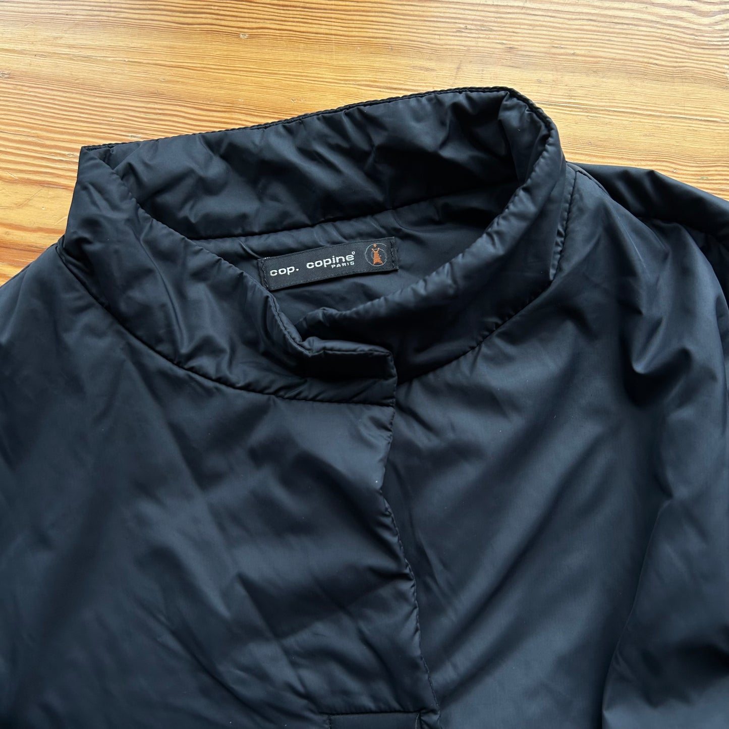 Cop Copine Black High Neck Puffer Jacket - S/M