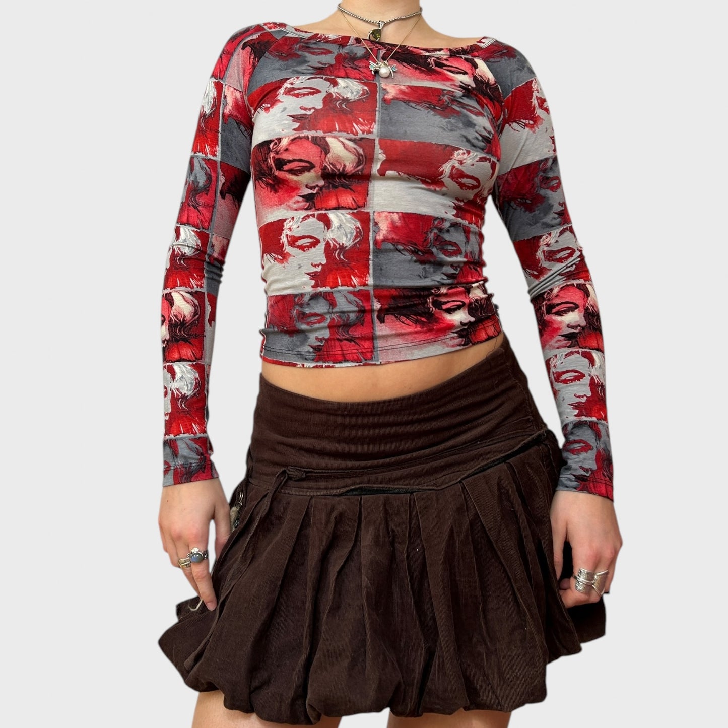 Vintage Morgan Graphic Print Top