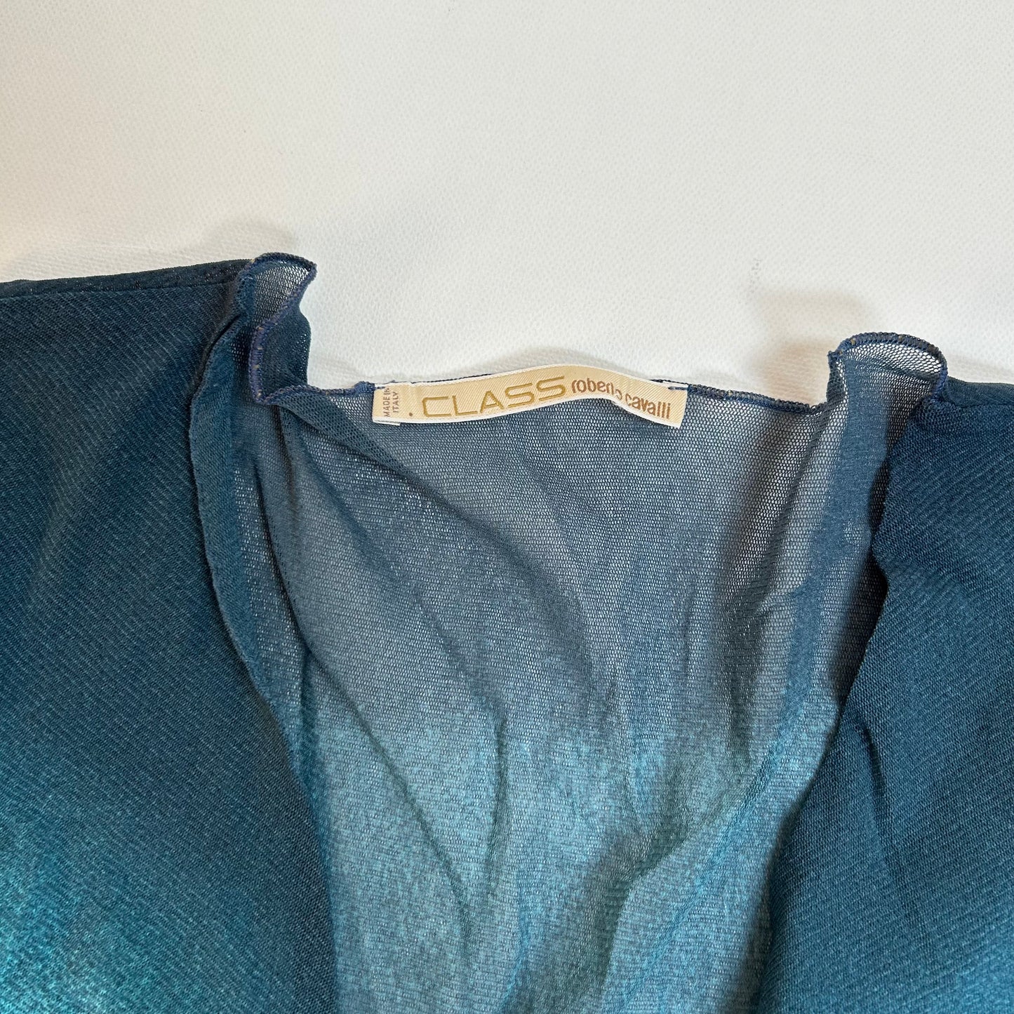 Roberto Cavalli Mesh Short Sleeve Top