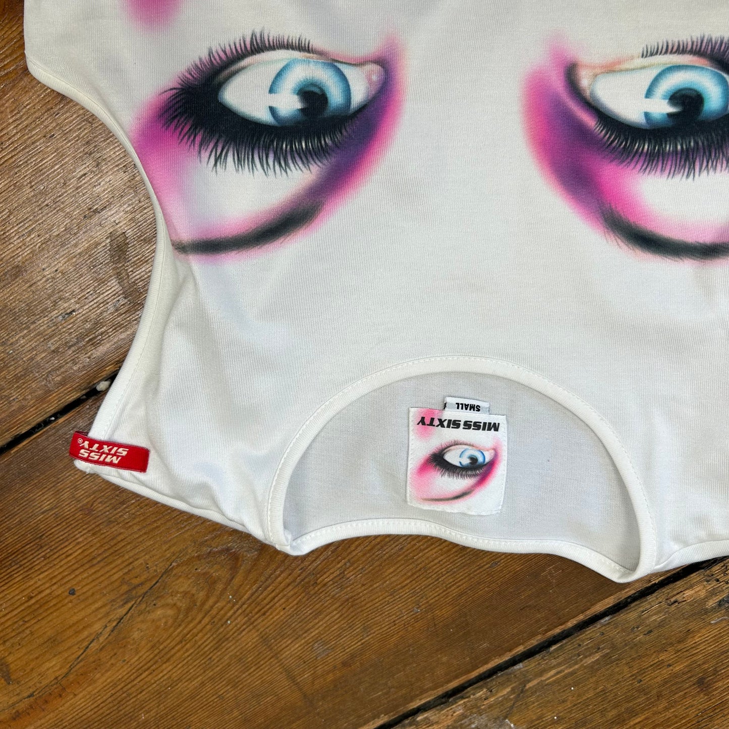 Miss Sixty Graphic Face Tank - Size XS-S