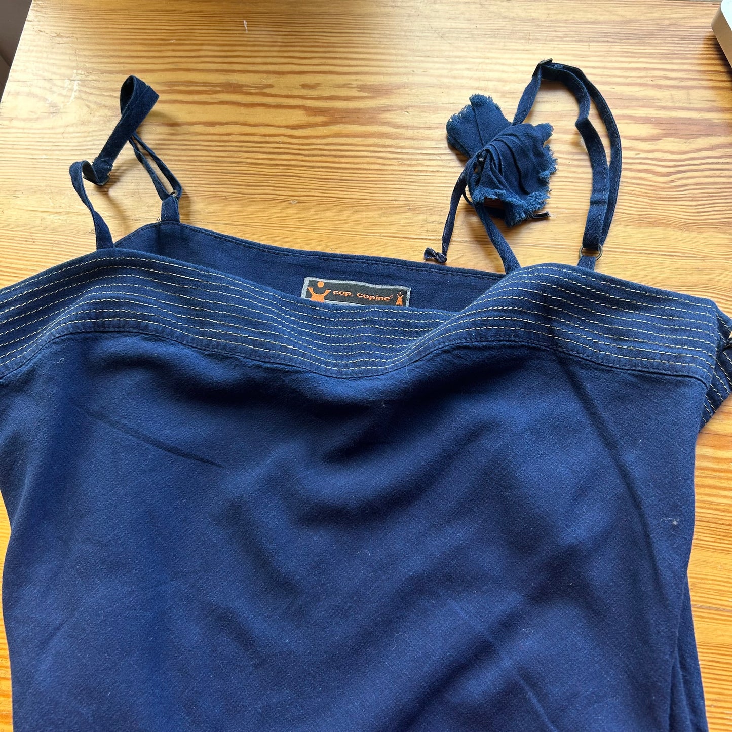 Cop Copine Navy Summer Dress - L