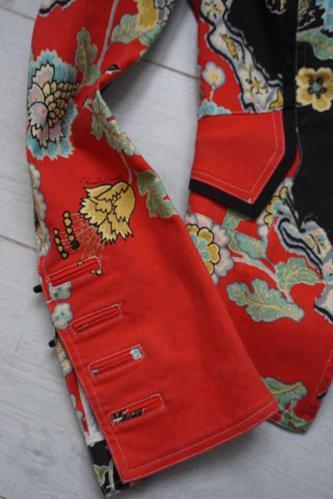 Roberto Cavalli SS 2003 Chinoiserie Print Jacket