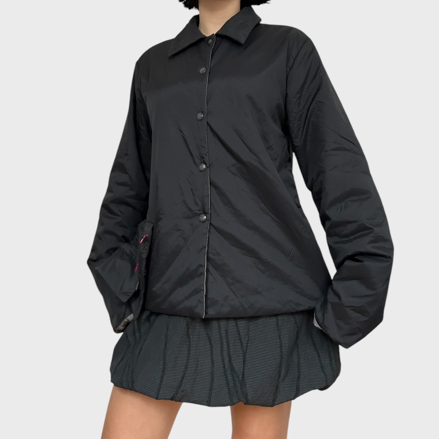 Vintage Cop Copine Button-Up Lightweight Jacket