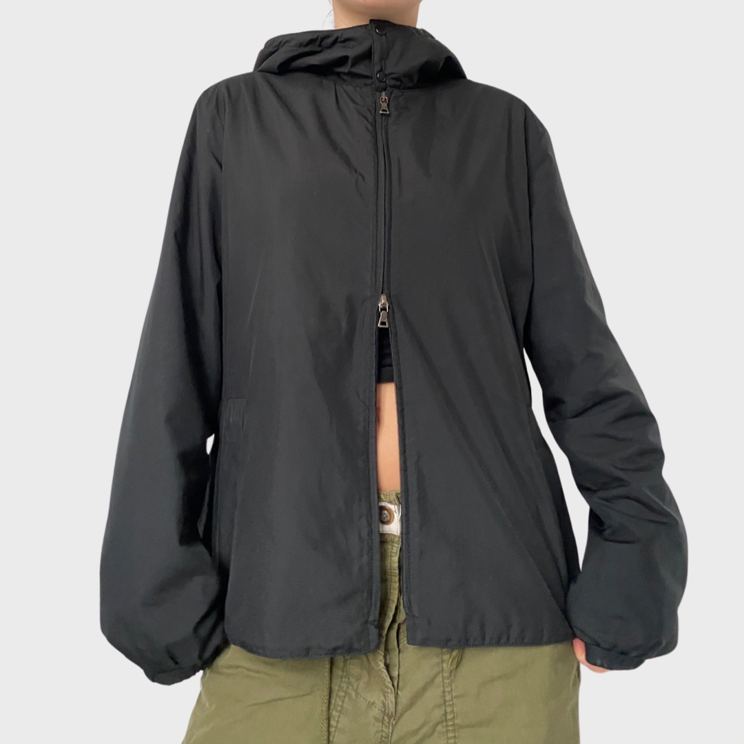 Prada sport double zip black padded jacket – VALULA VINTAGE Prada sport double zip black padded jacket – VALULA VINTAGE