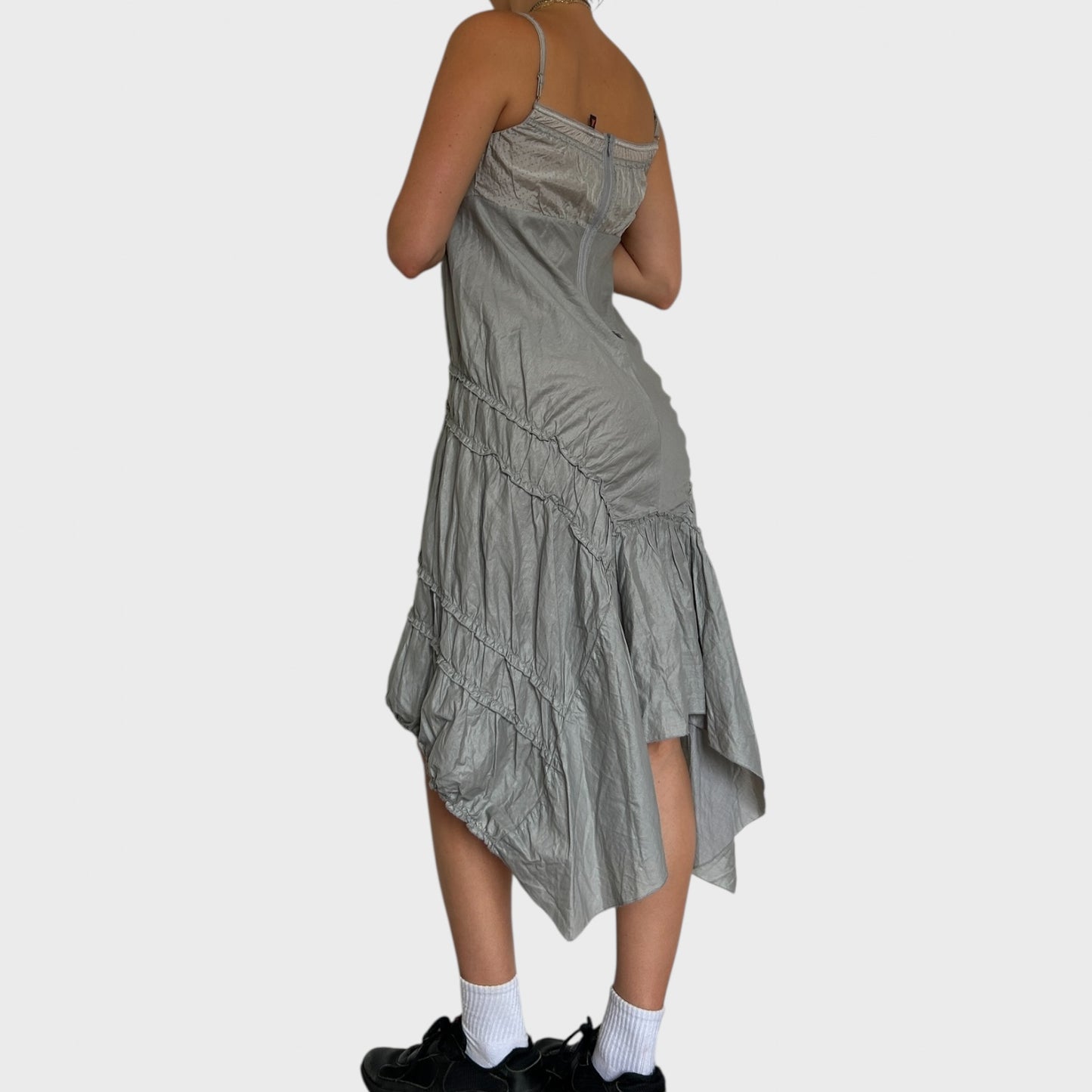 Cop Copine Ruched Midi Dress - Size S