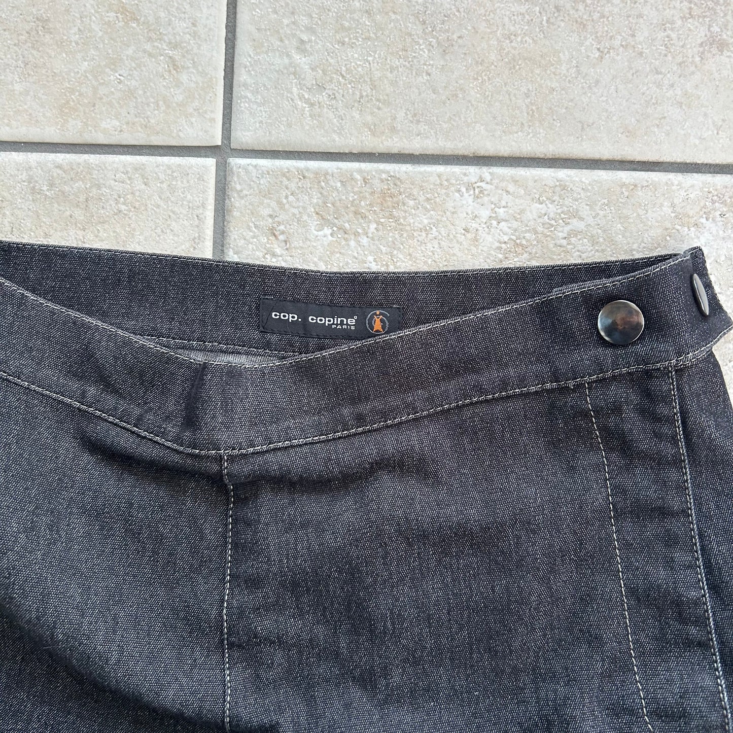 Cop Copine Denim Cropped Trousers