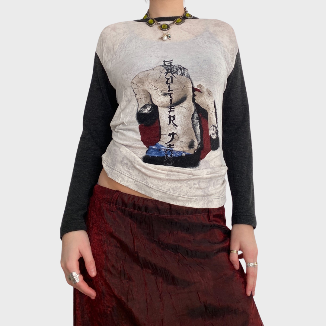 Jean Paul Gaultier vintage 90s Venus de milo longsleeve top
