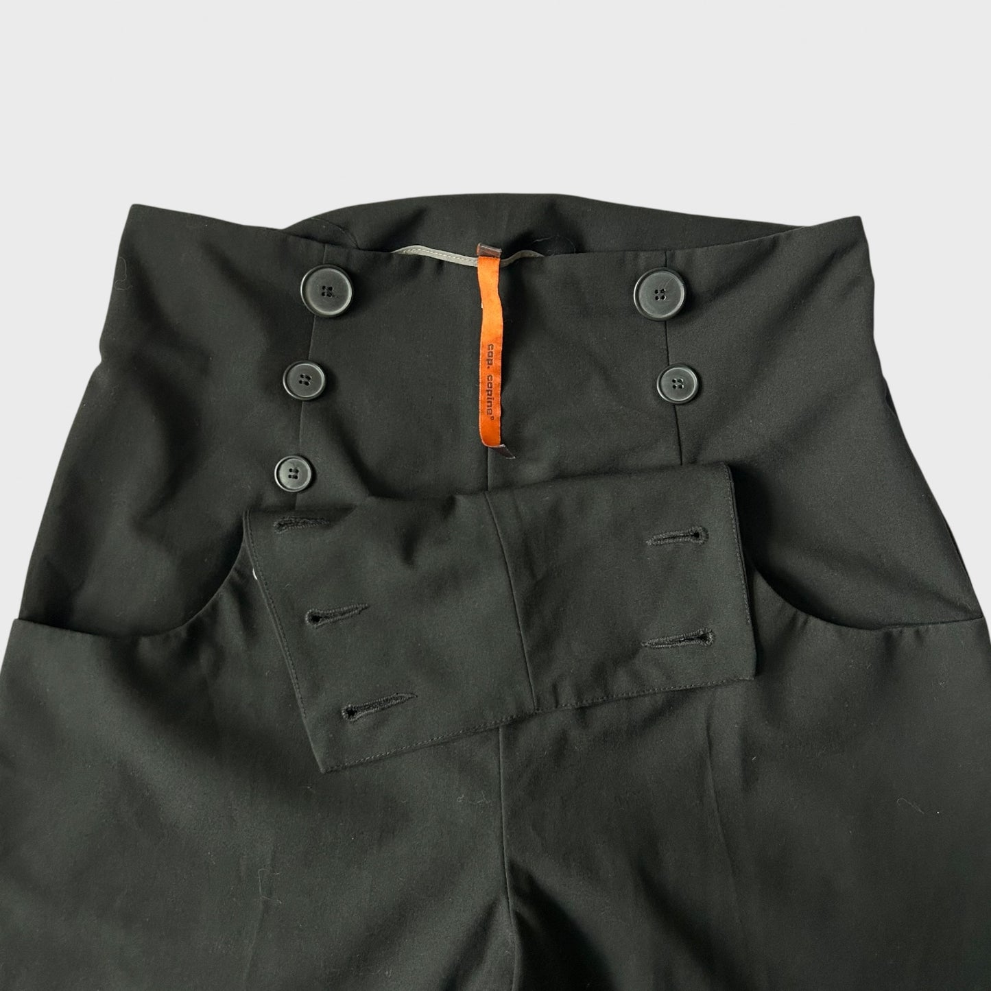 Cop Copine Button Wide Leg Trousers - M