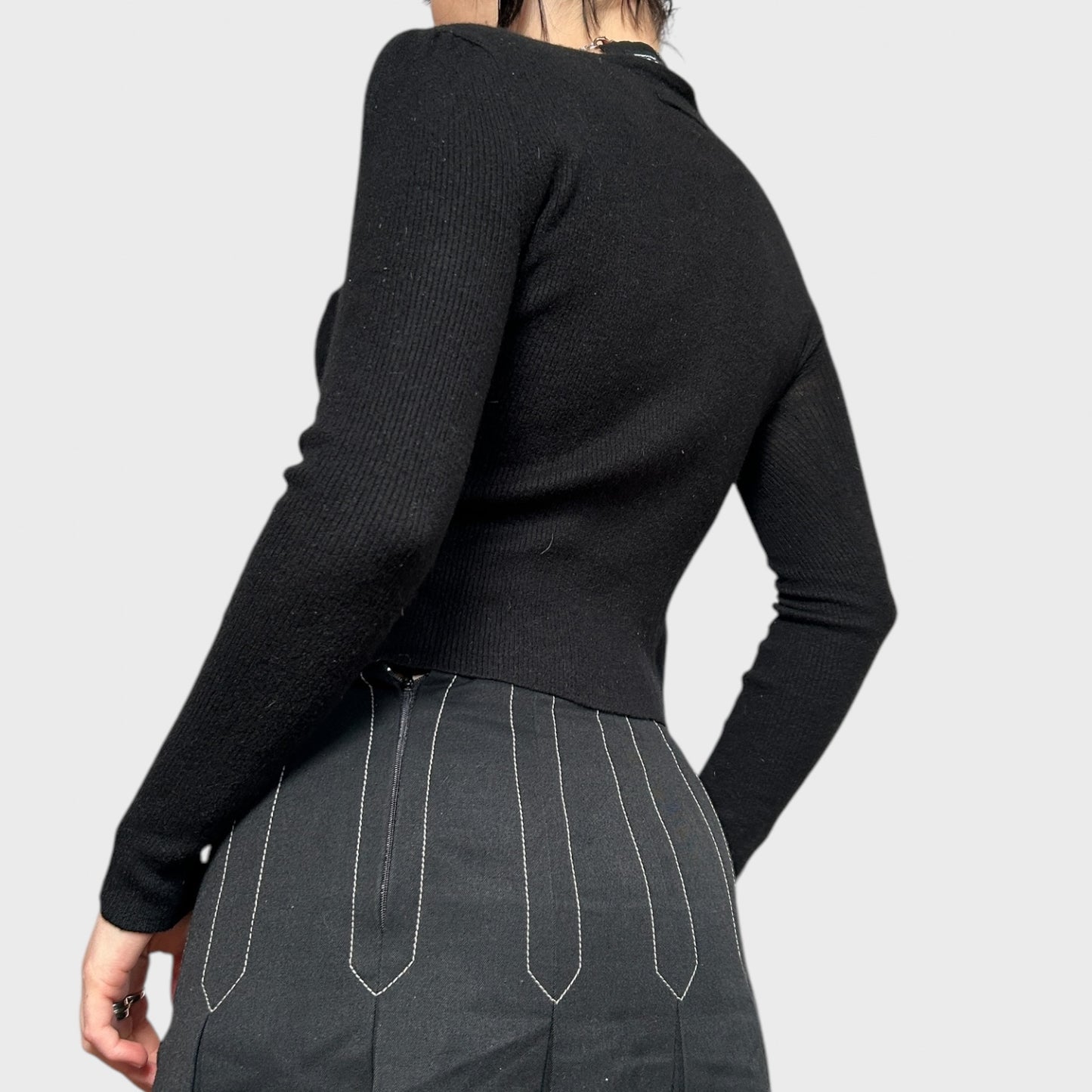 Dolce & Gabbana Black Button Cardigan