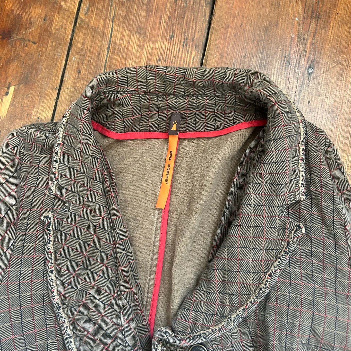 Cop Copine Checked Button-Up Jacket - Size M