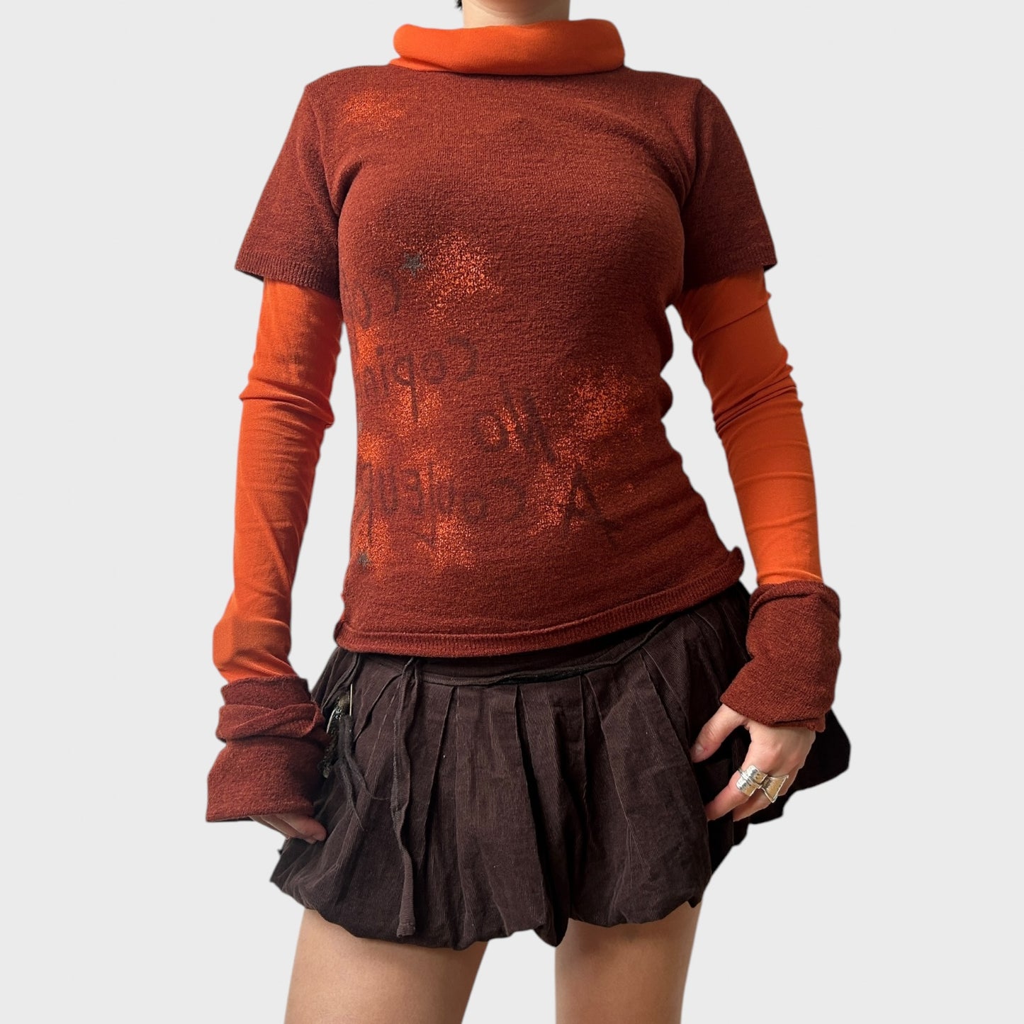 Cop Copine Bi-Material Long Sleeve