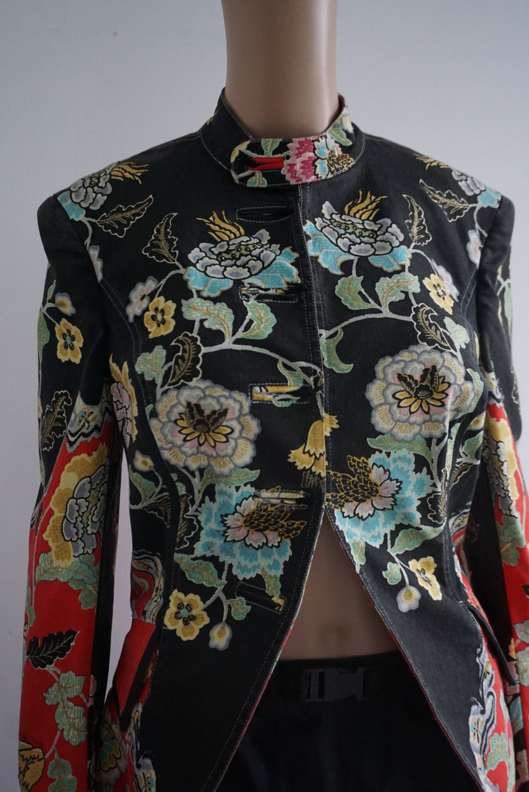 Roberto Cavalli SS 2003 Chinoiserie Print Jacket