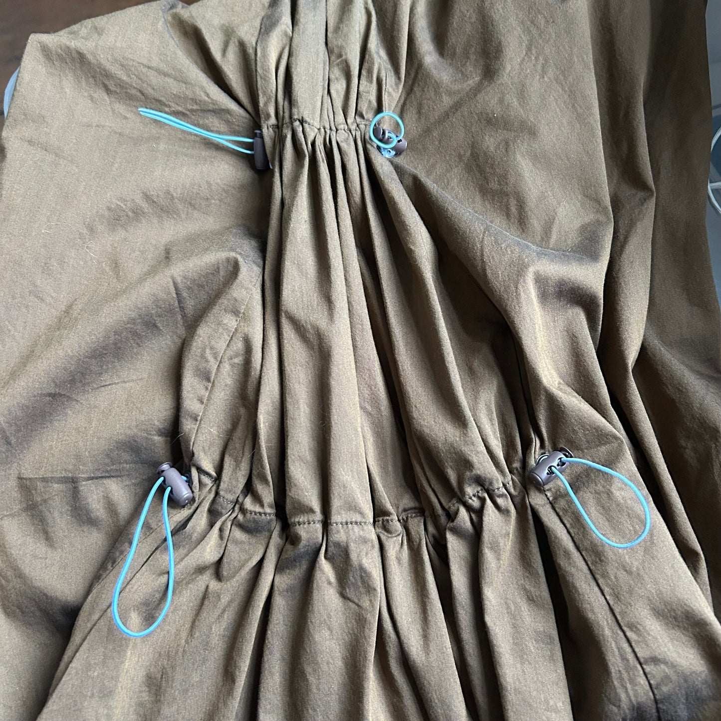 Cop Copine Ruched Maxi Skirt - S/M