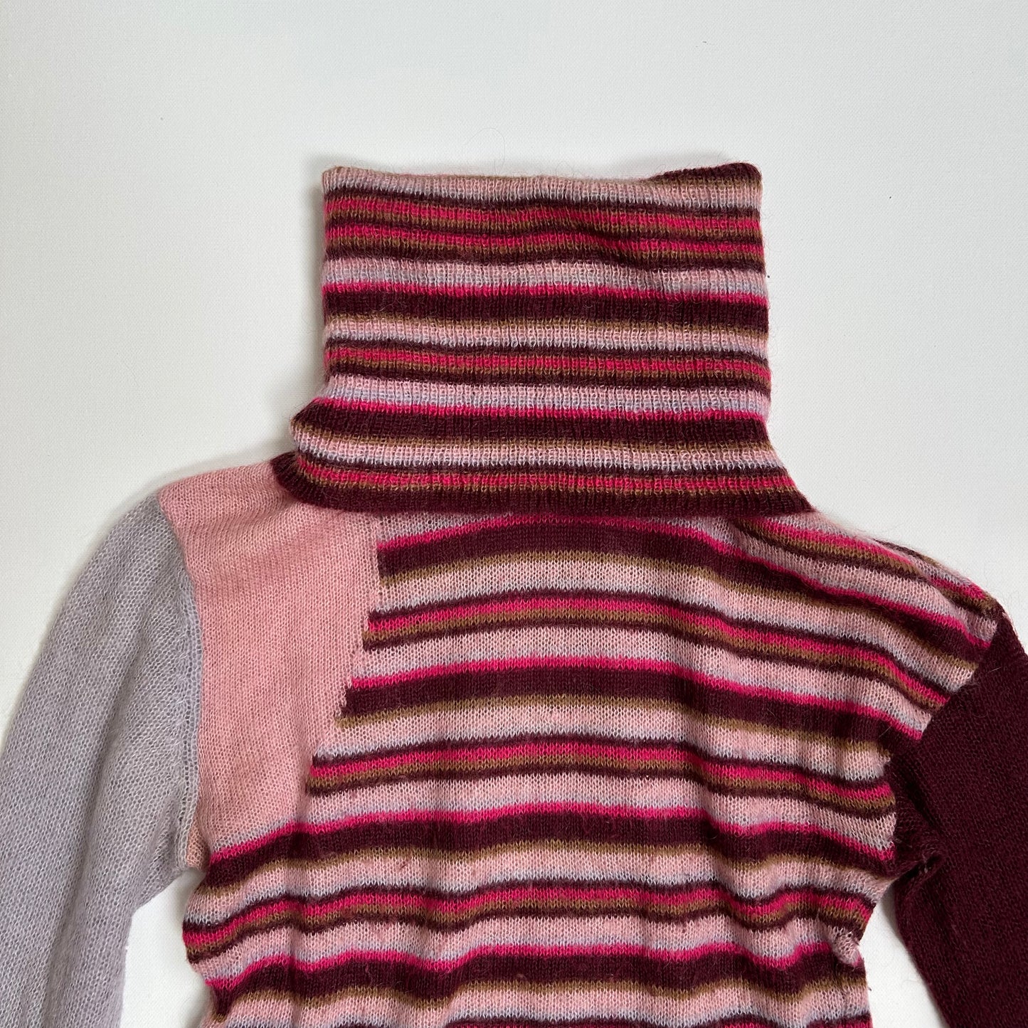 Dolce and Gabbana Striped Roll Neck Jumper