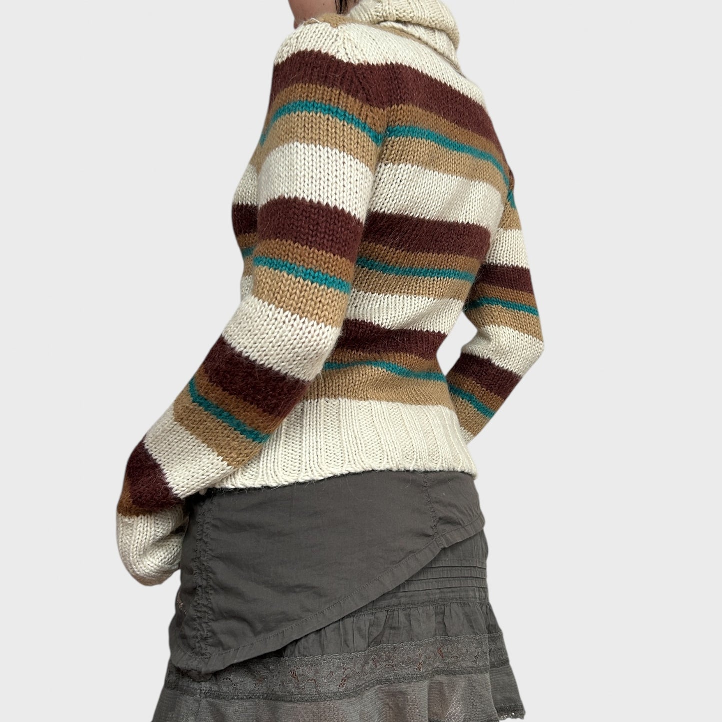 Dolce & Gabbana Striped Roll Neck Jumper