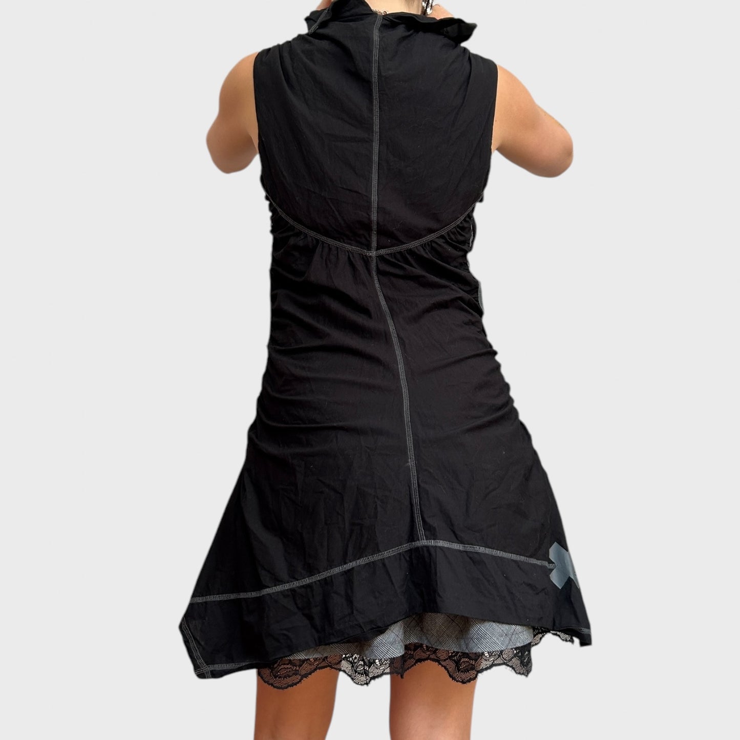 Cop Copine Double Zip Ruched Top/Dress