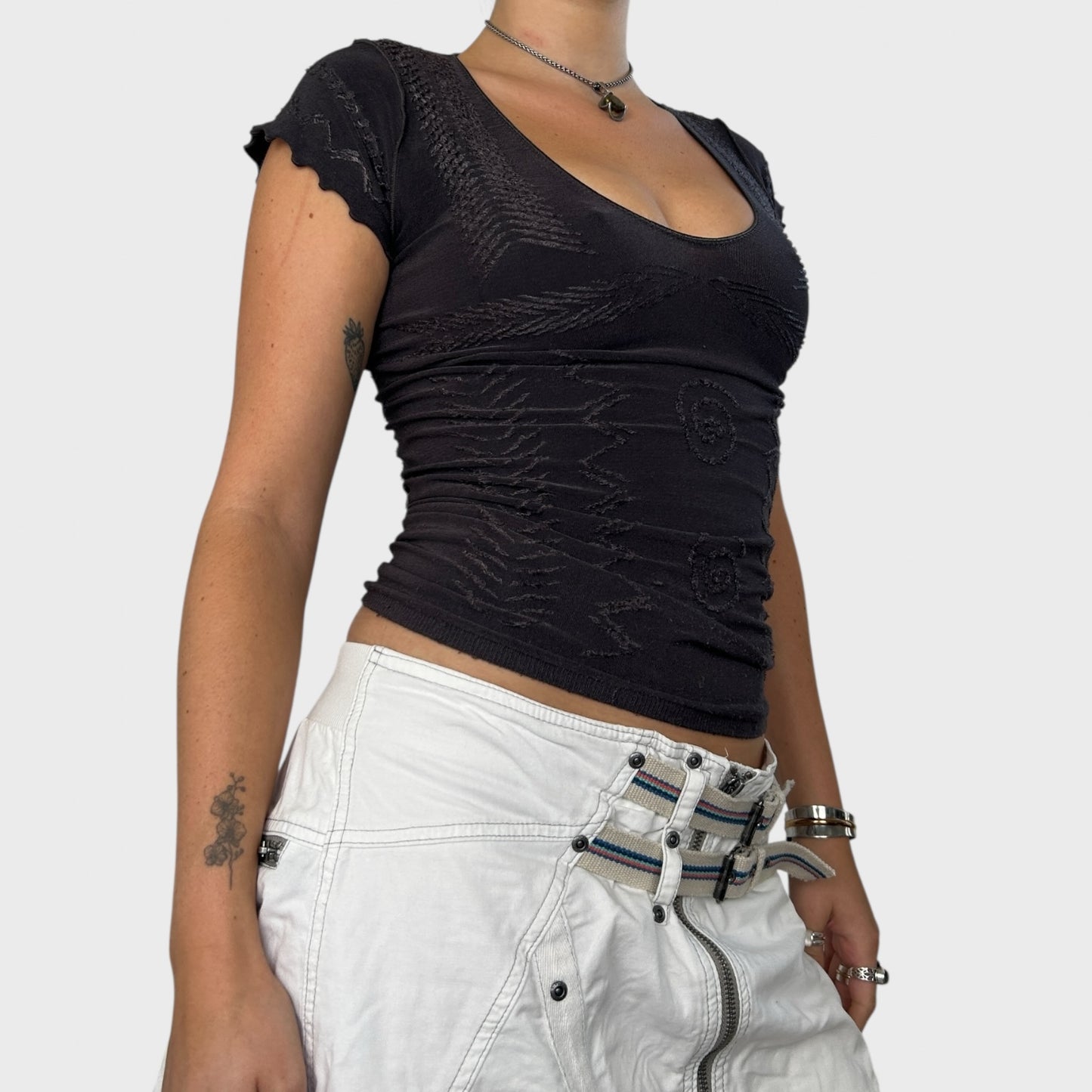 Marithé François Girbaud Mesh Top - M