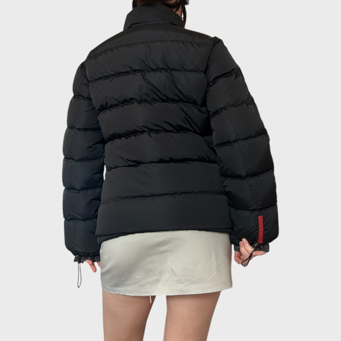 Vintage Black Prada Sport Puffer Jacket
